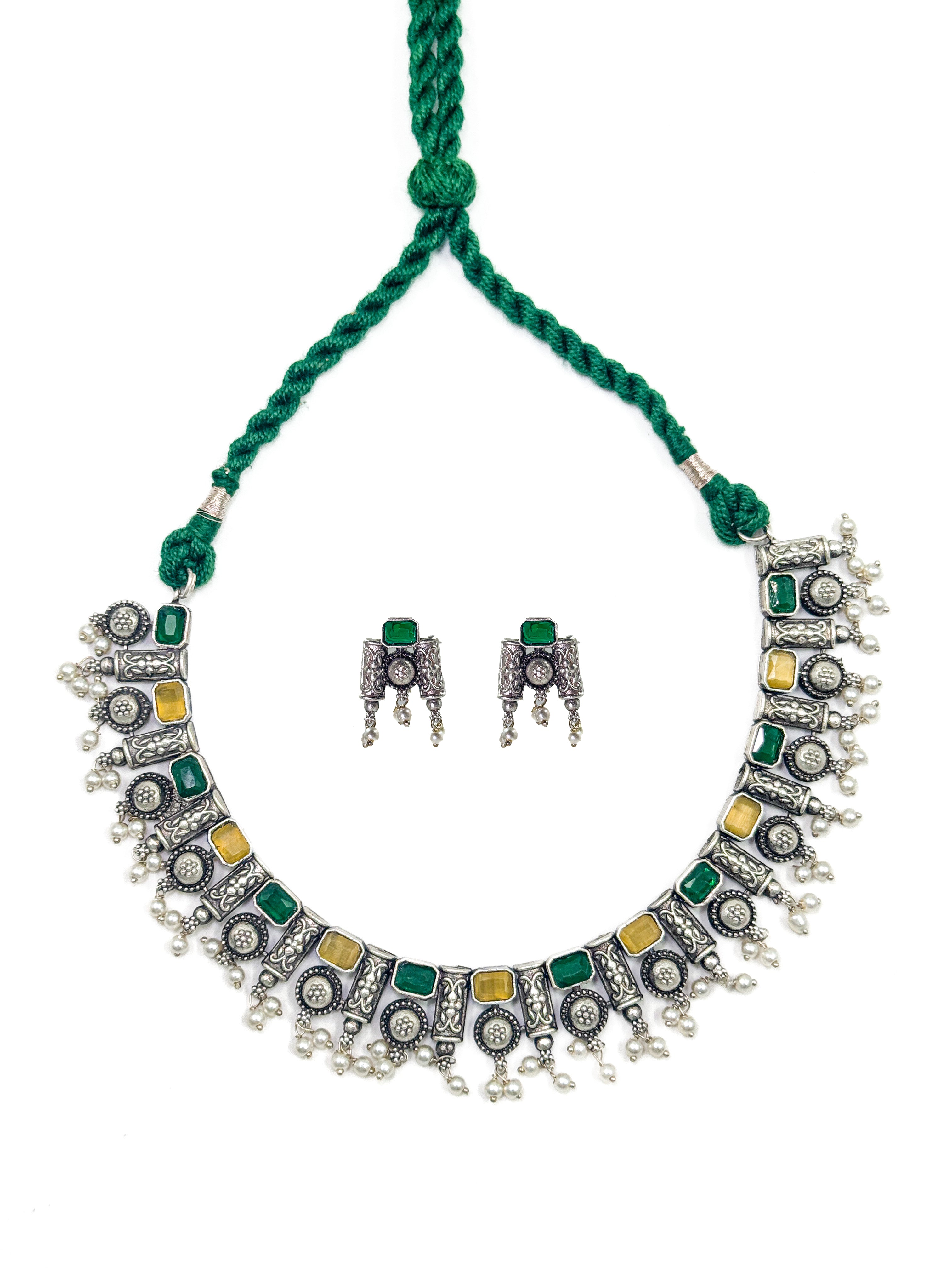 Shreya Stone Necklace Set