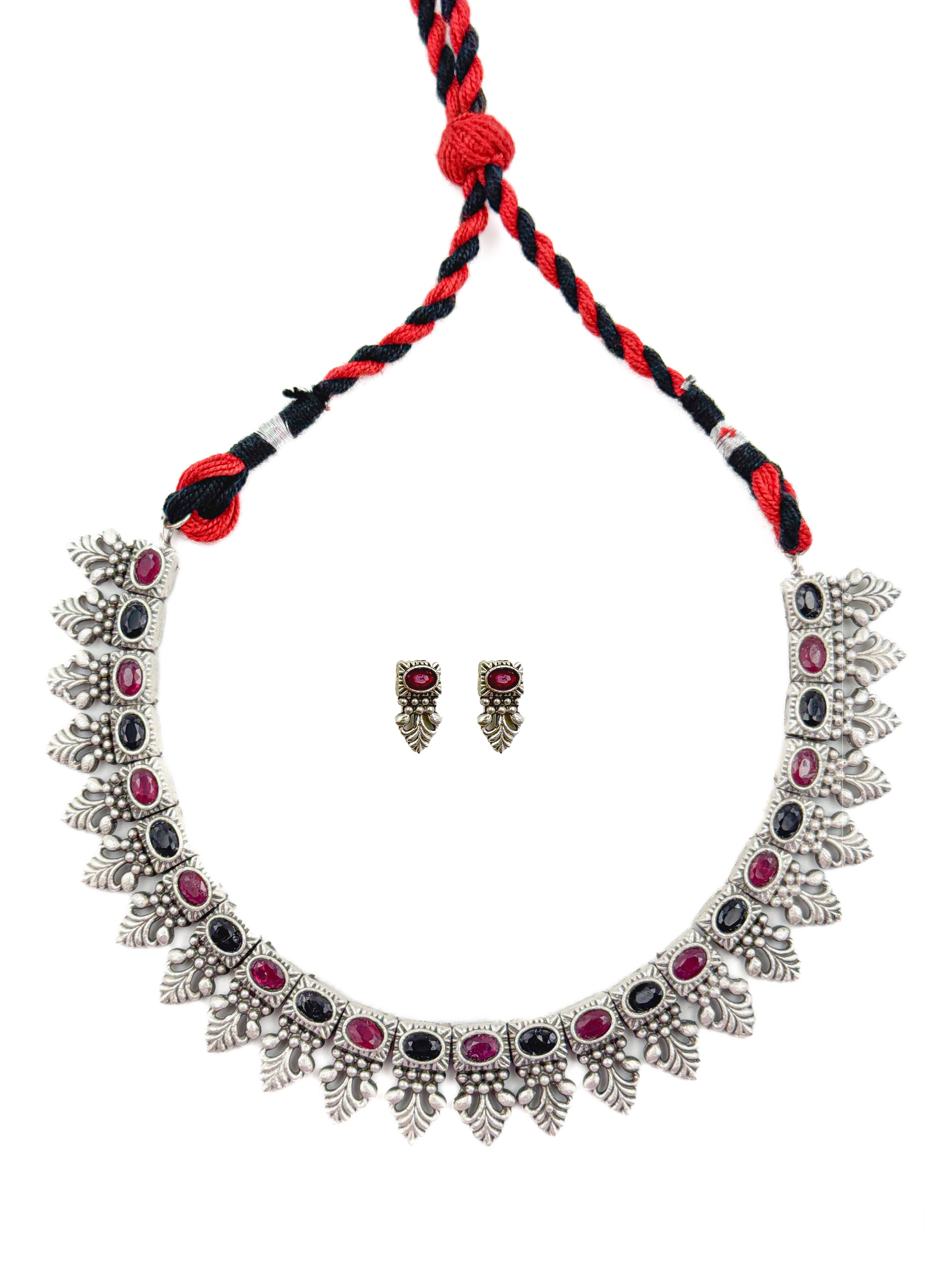 Raya Stone Necklace Set