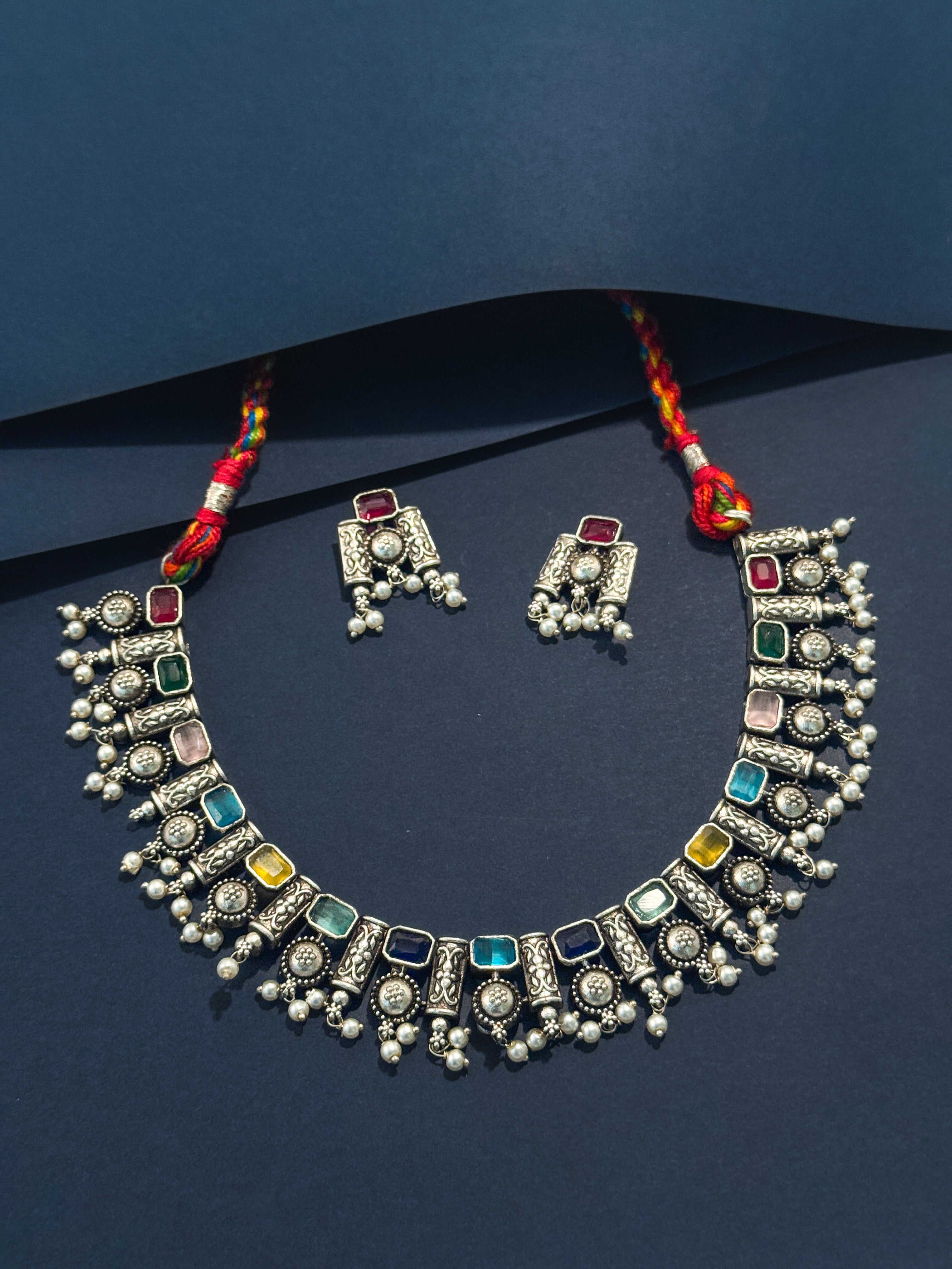 Shreya Stone Necklace Set