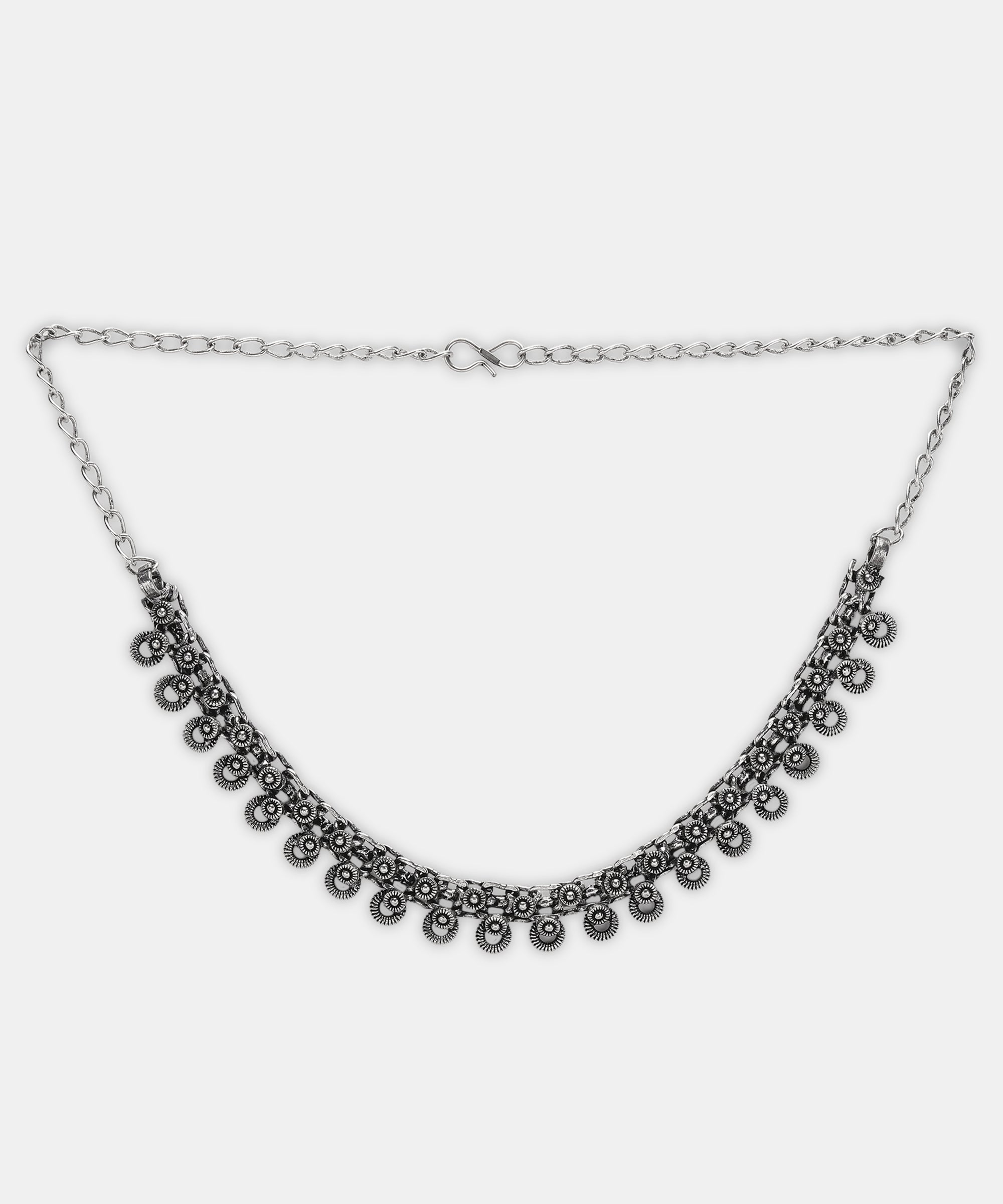 MAHI SILVER OXIDISED JEWELLLERY SET COMBO