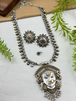 Load image into Gallery viewer, NIMITA DUAL TONE OXIDISED JEWELLERY SET COMBO