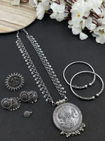 Load image into Gallery viewer, Portia Oxidised Jewellery Set