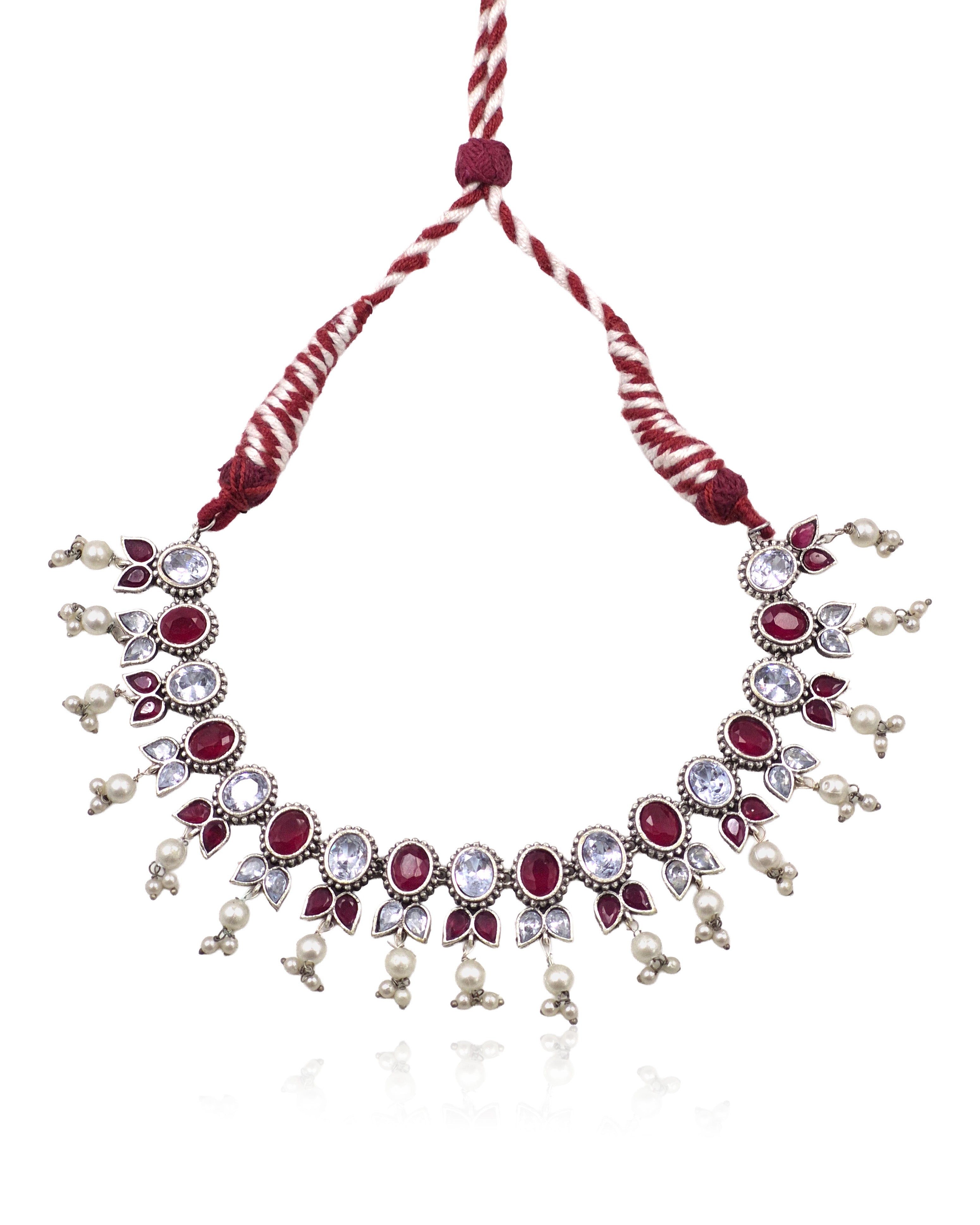 MEERA STONE NECKLACE SET