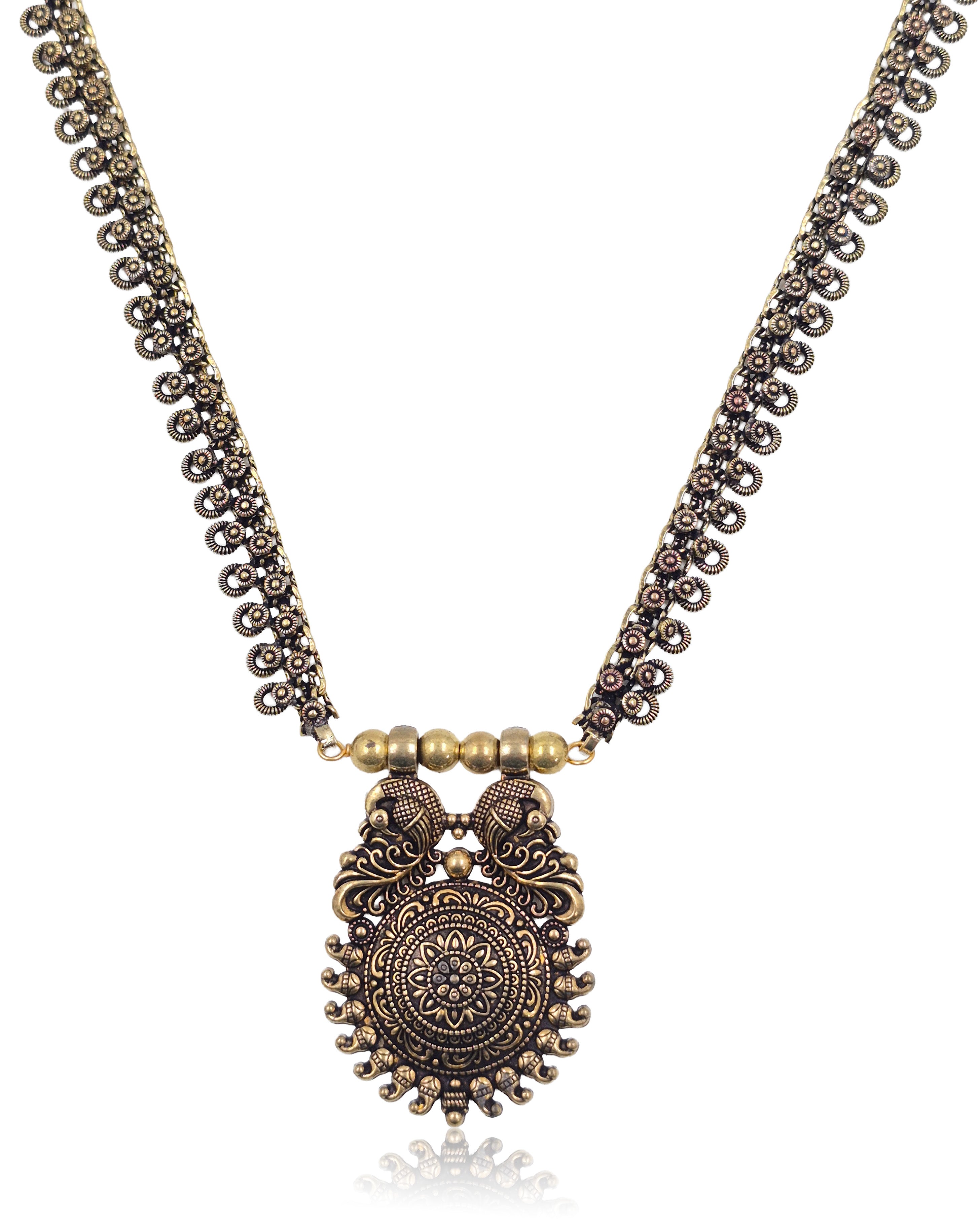 Tanya Oxidised Golden Jewellery Set Combo
