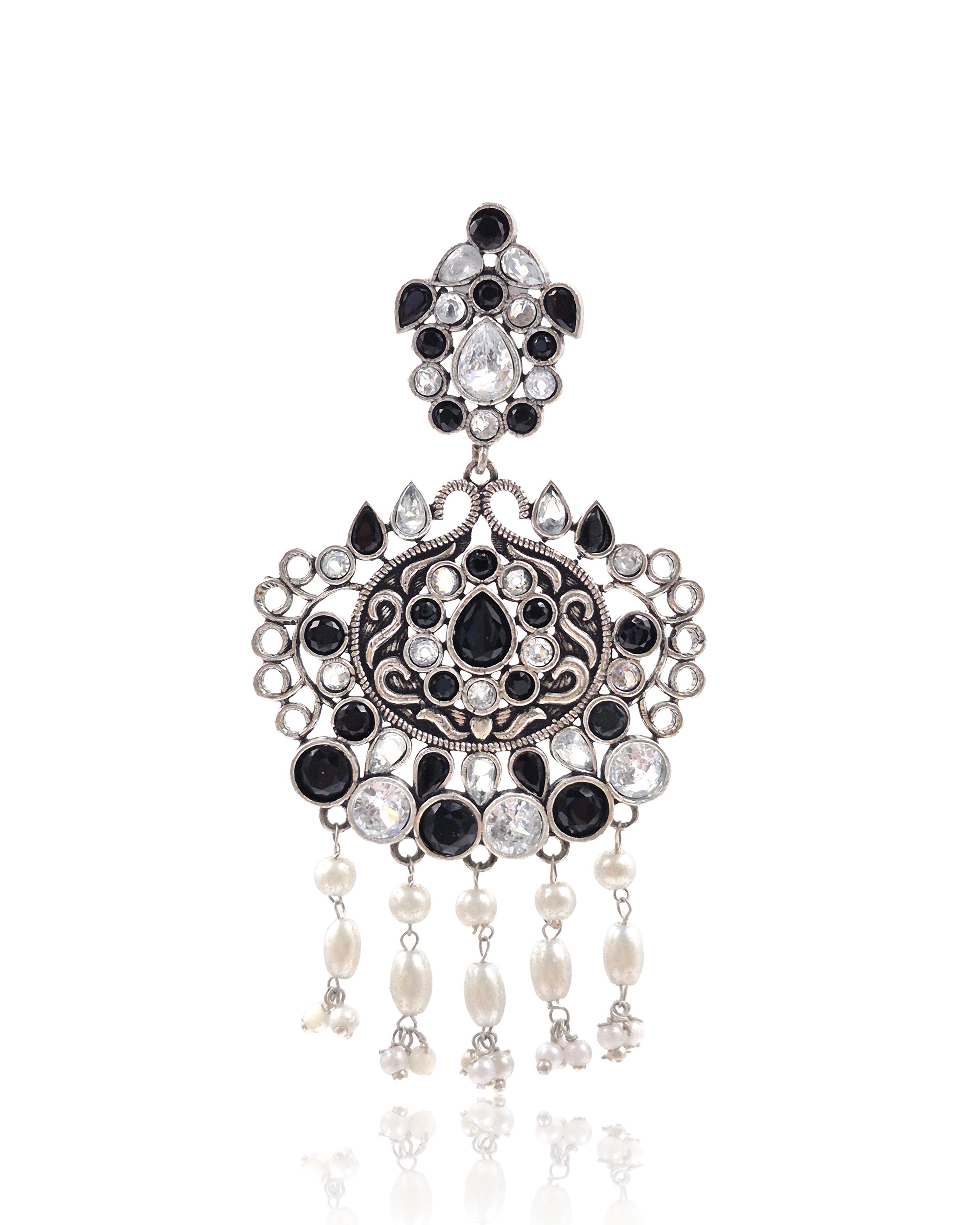 TANVI STONE DANGLER EARRINGS