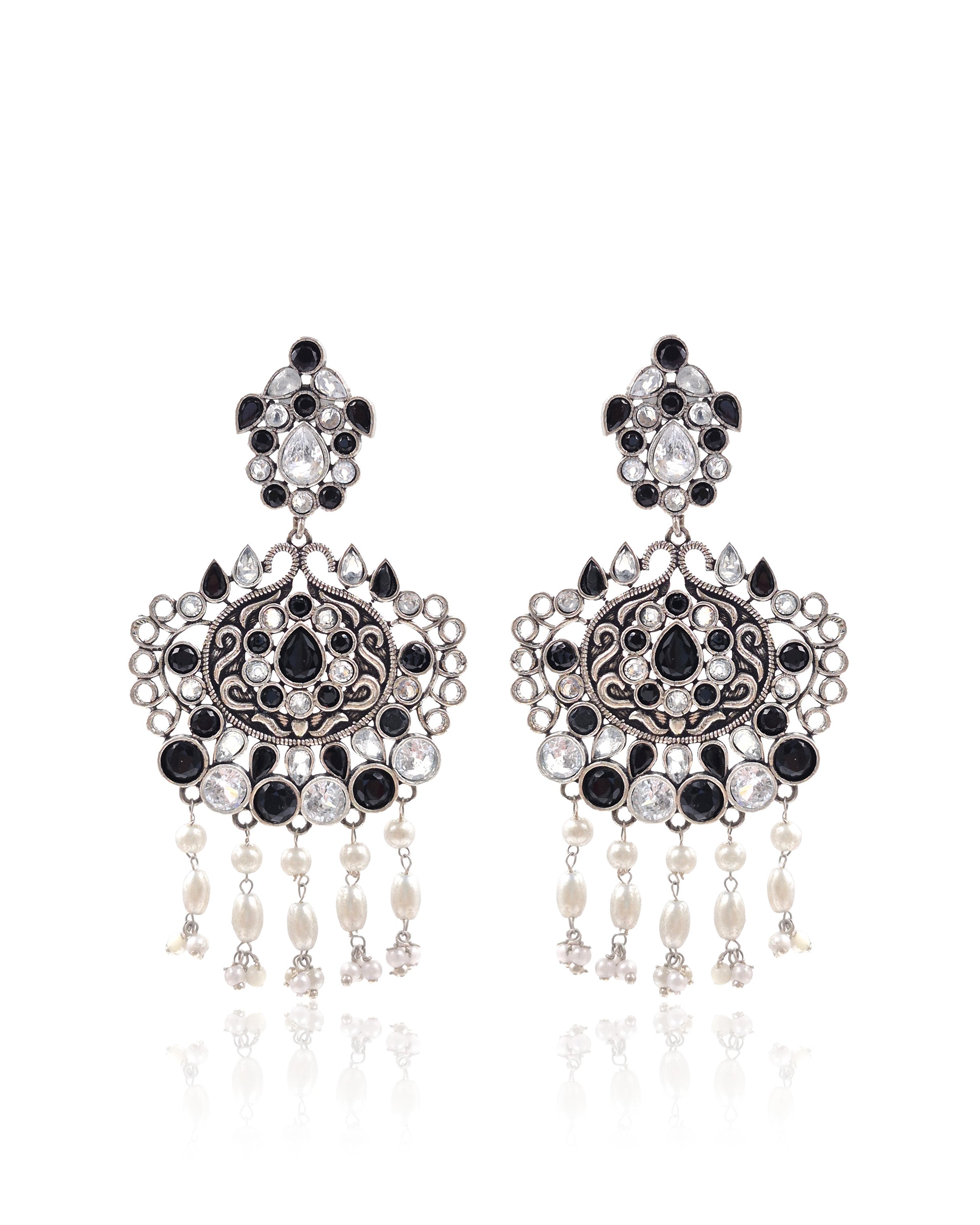 TANVI STONE DANGLER EARRINGS