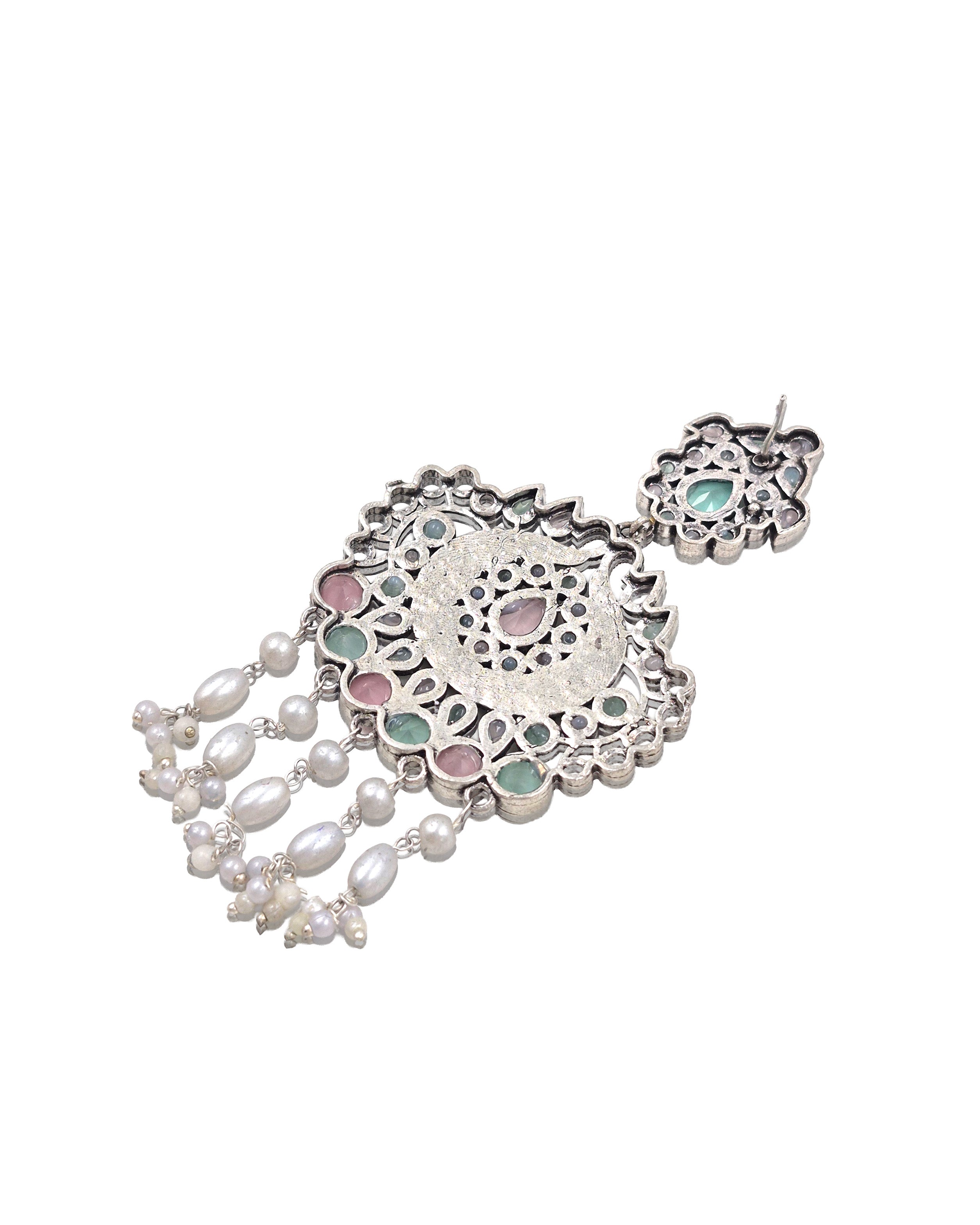 TANVI STONE DANGLER EARRINGS