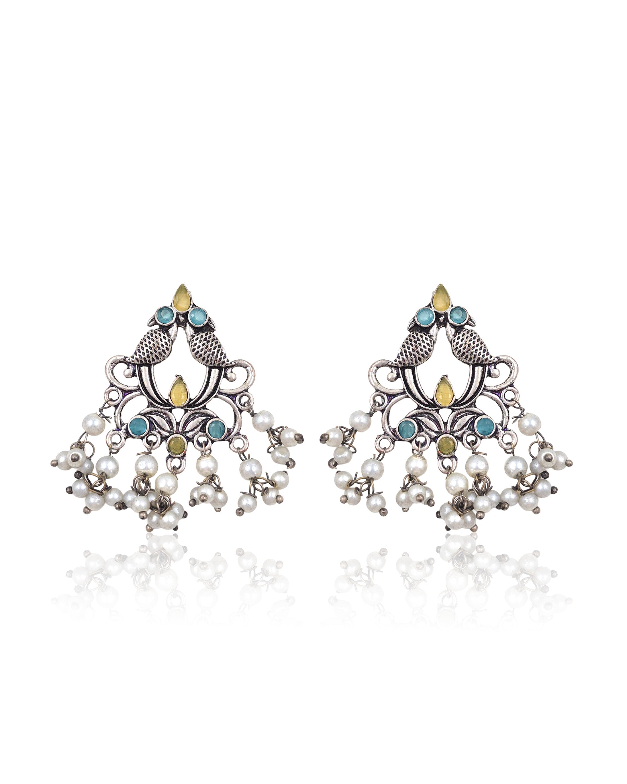 DIYA STONE DANGLER EARRINGS