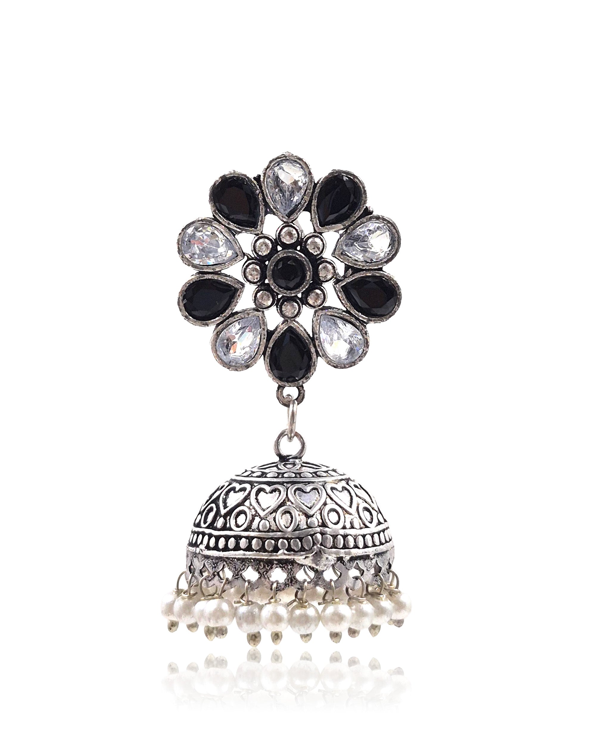 VIHANA STONE JHUMKA EARRINGS