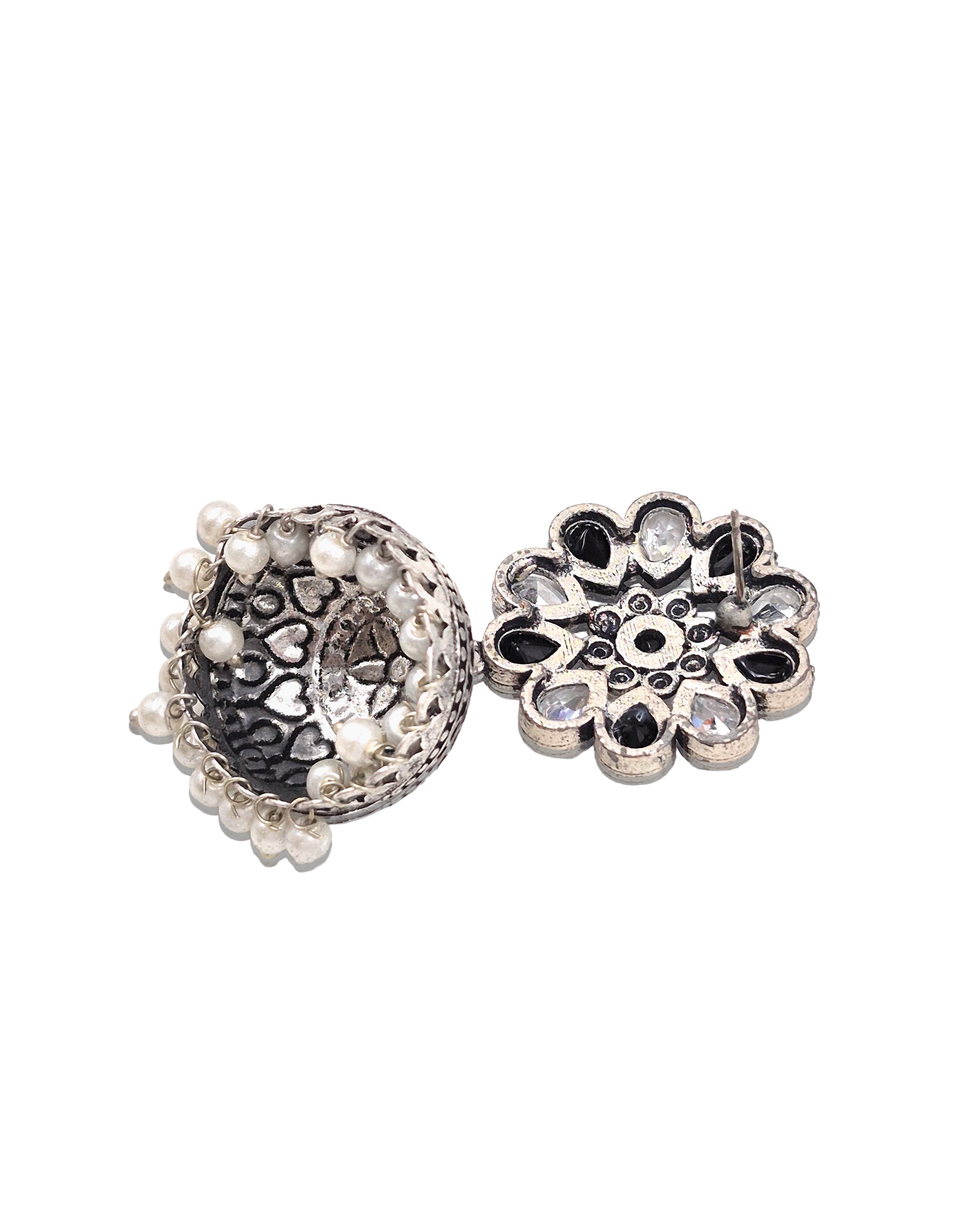 VIHANA STONE JHUMKA EARRINGS