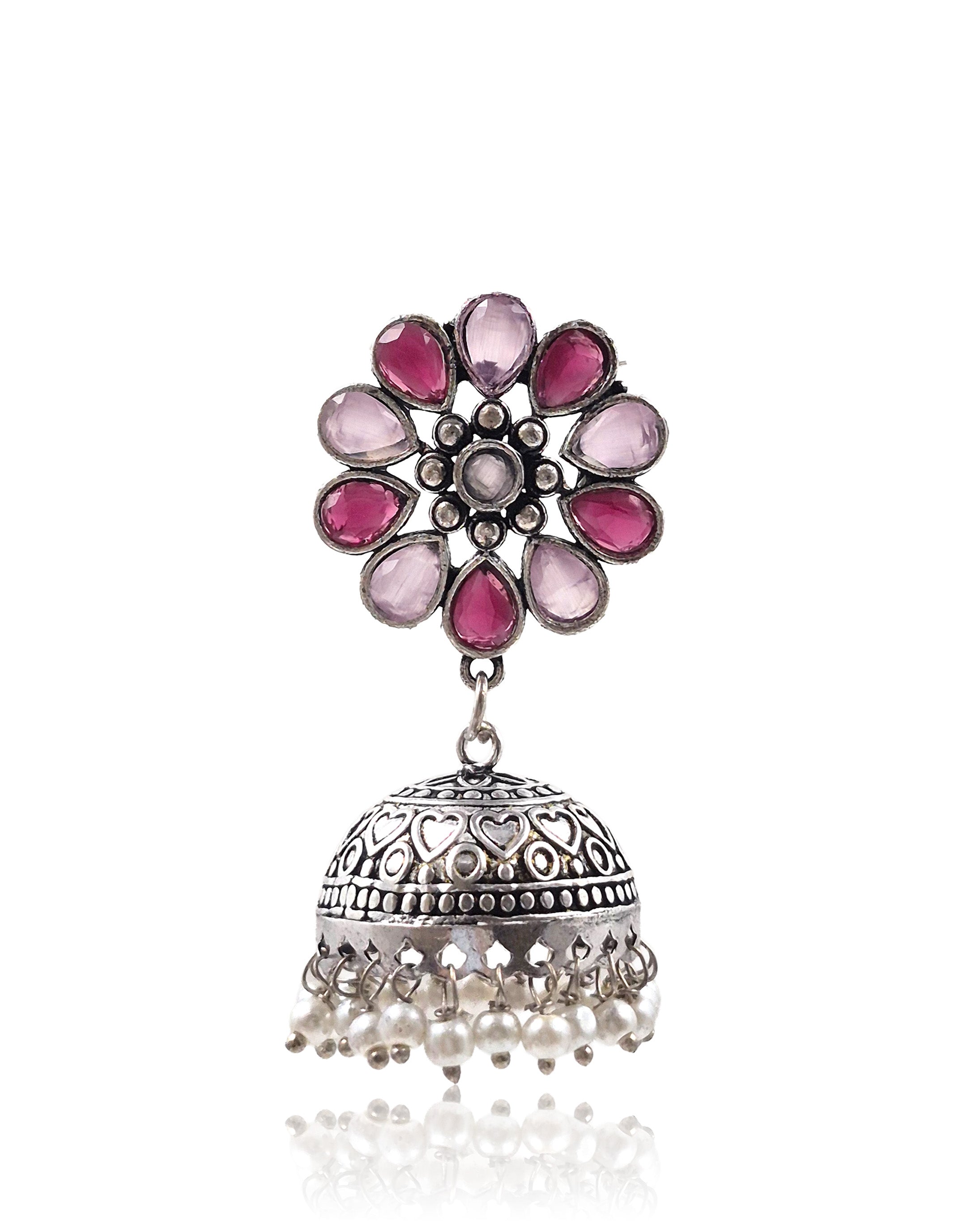 VIHANA STONE JHUMKA EARRINGS
