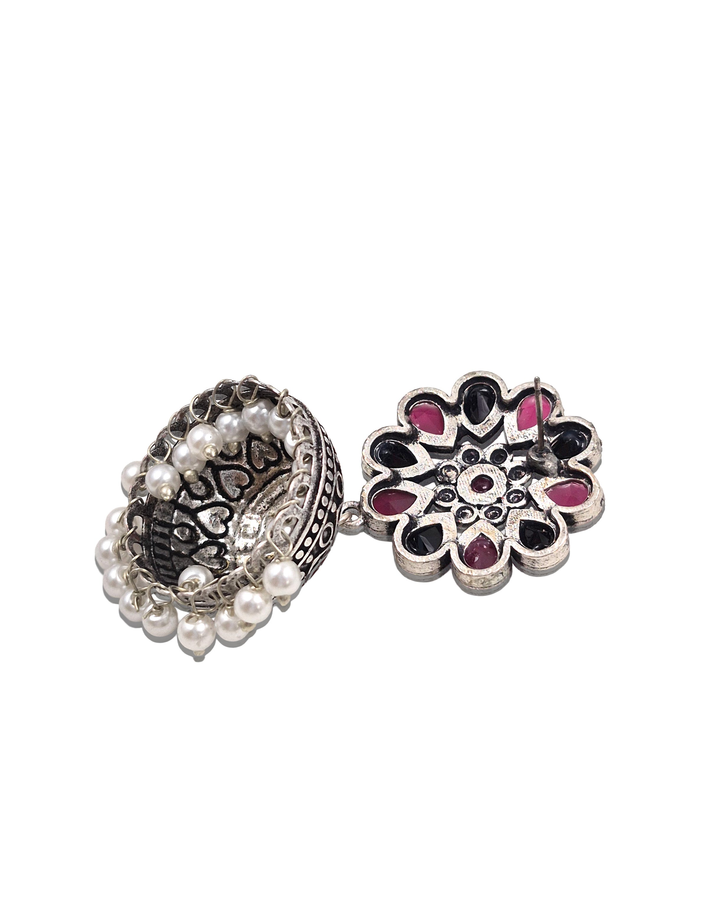 VIHANA STONE JHUMKA EARRINGS