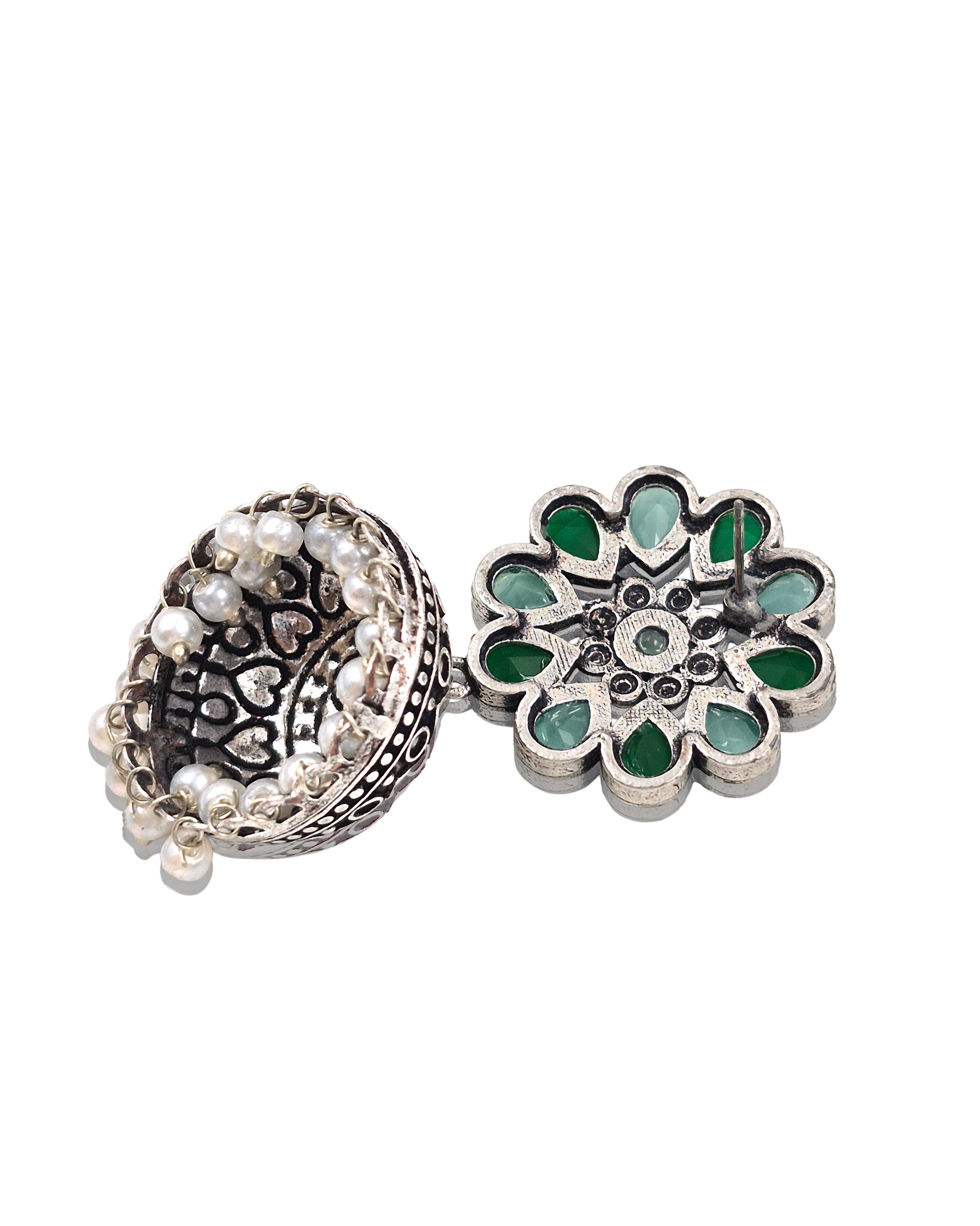 VIHANA STONE JHUMKA EARRINGS