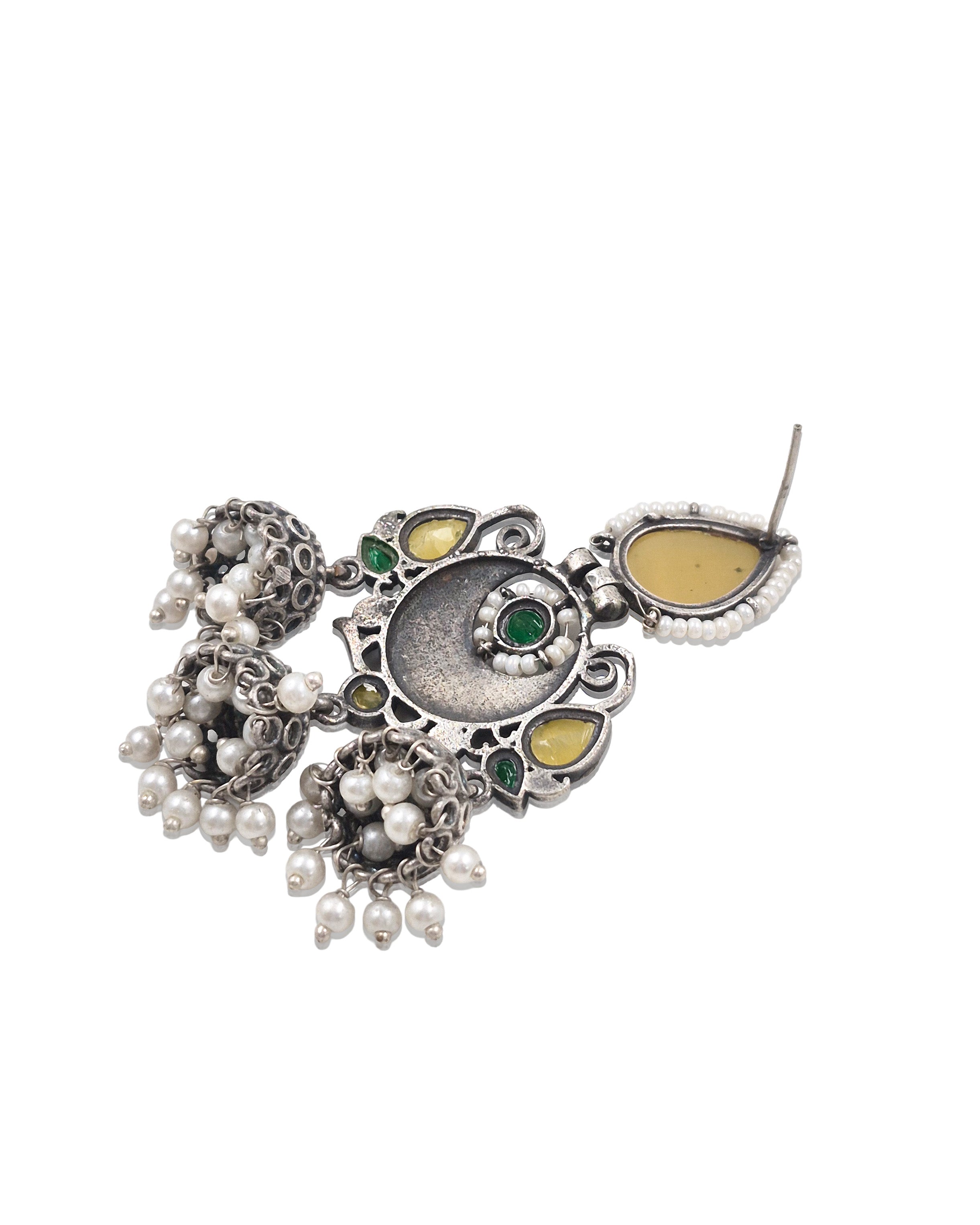 Marie Stone Jhumka Earrings