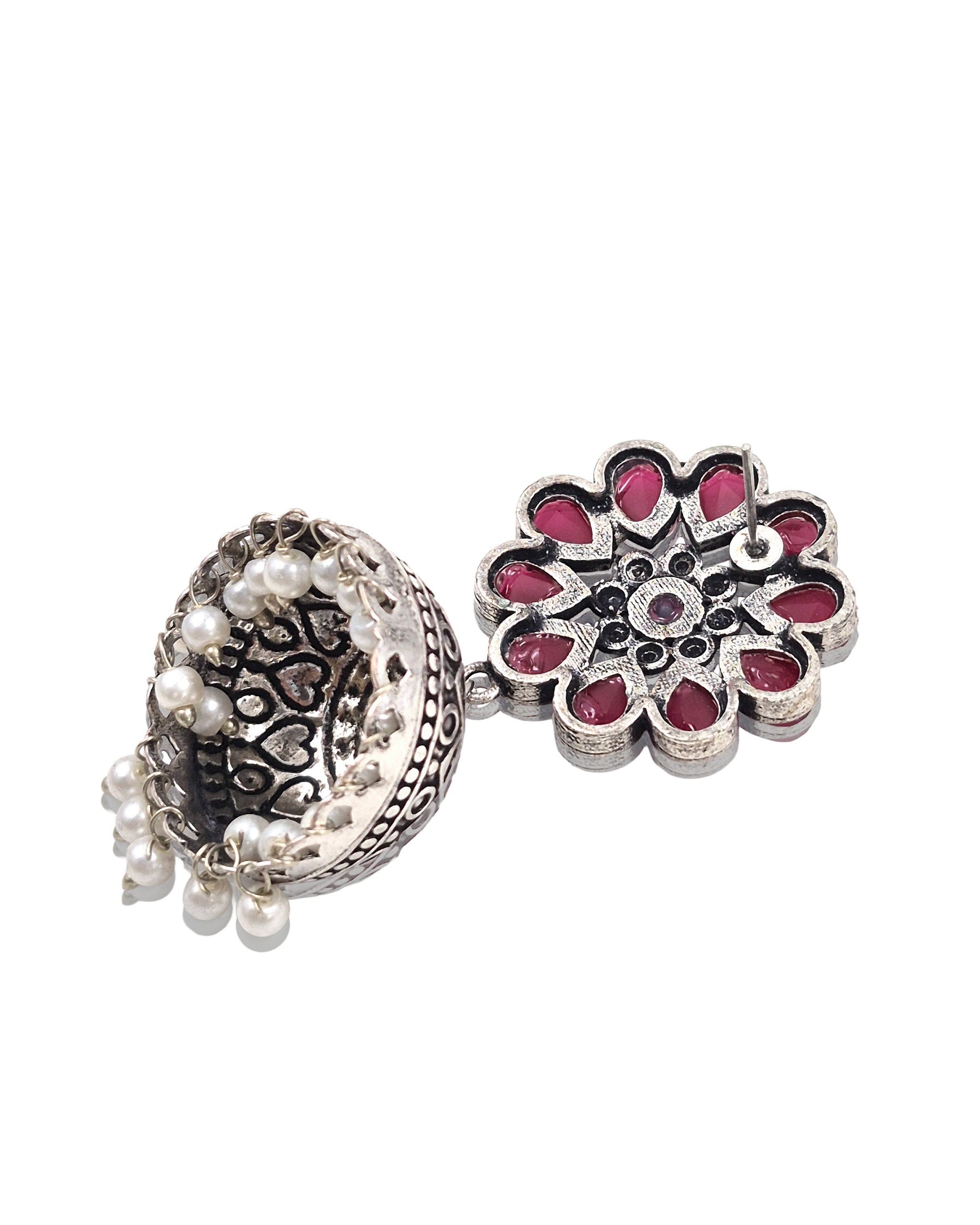 VIHANA STONE JHUMKA EARRINGS