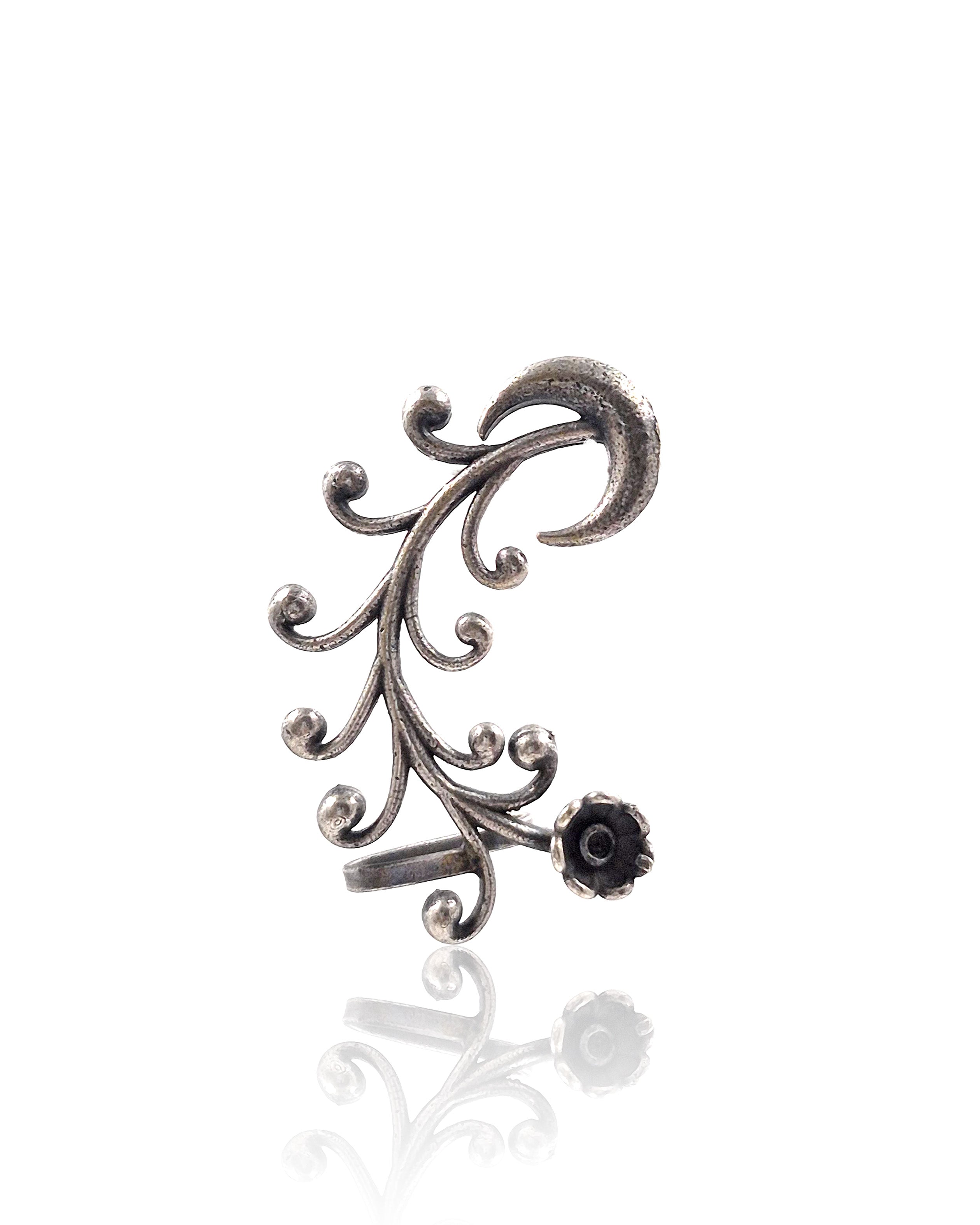 PIHU SILVER LOOKALIKE STUD EARRINGS