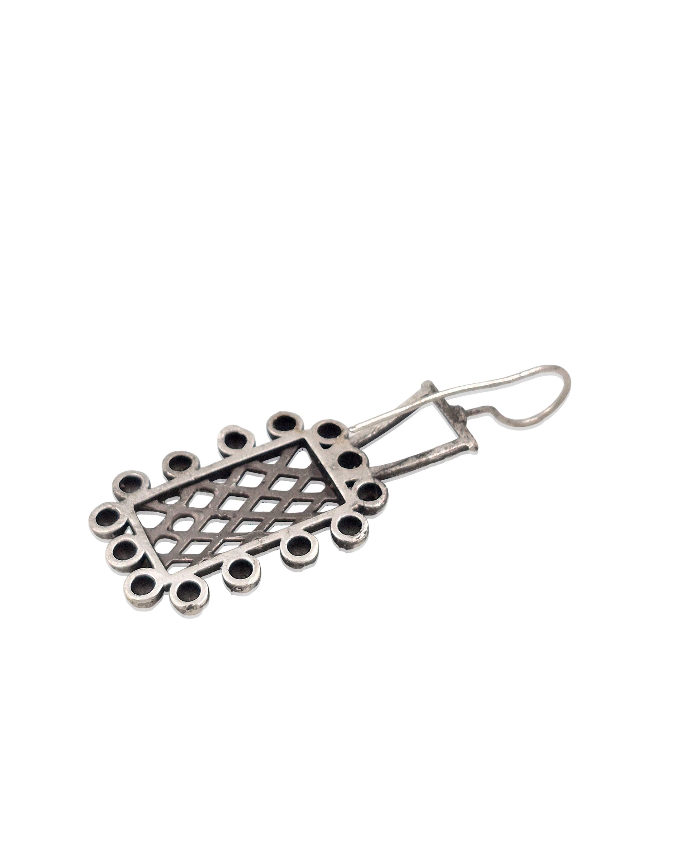 SIYA SILVER LOOKALIKE STUD EARRINGS