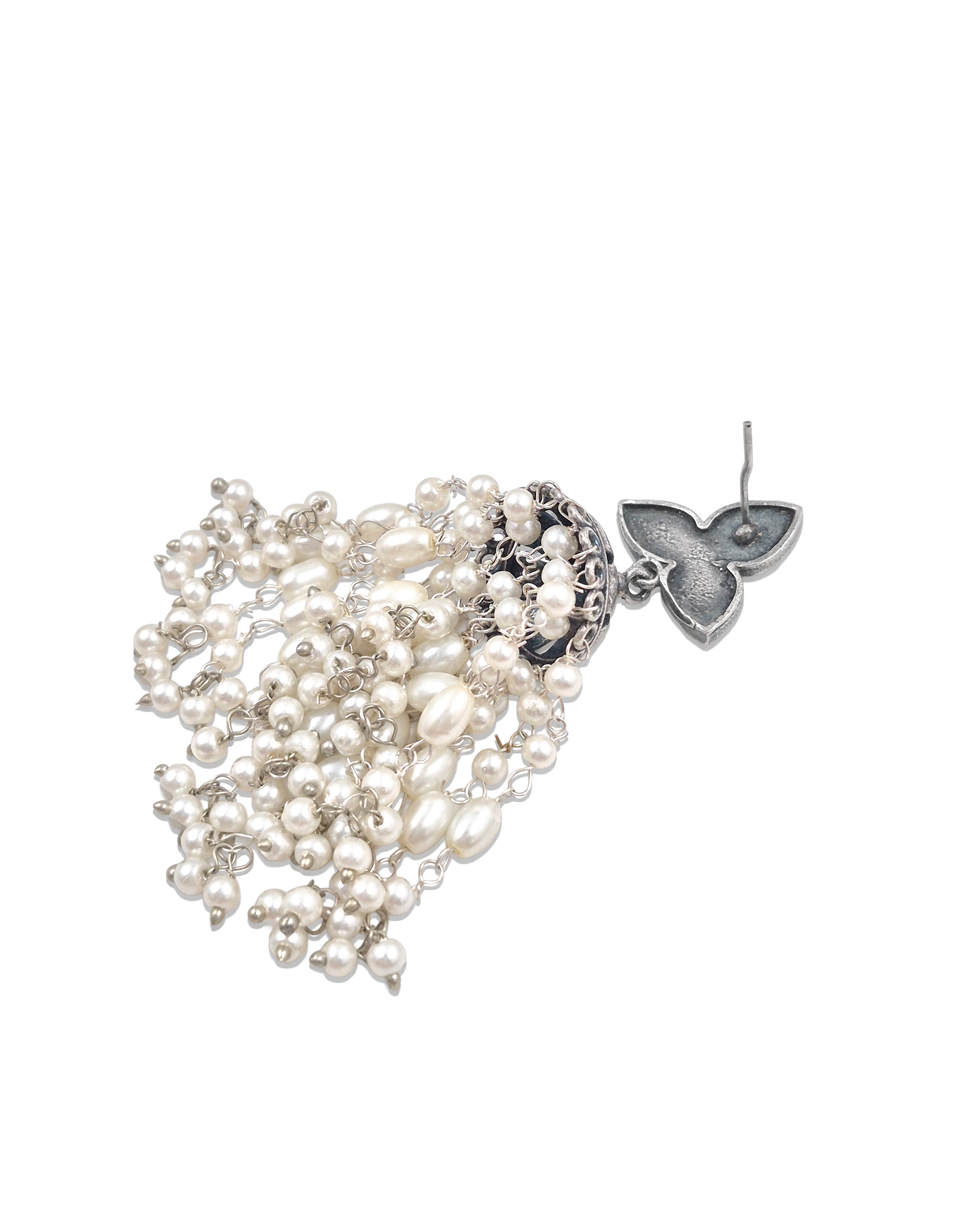 AASHI OXIDISED JHUMKA EARRINGS