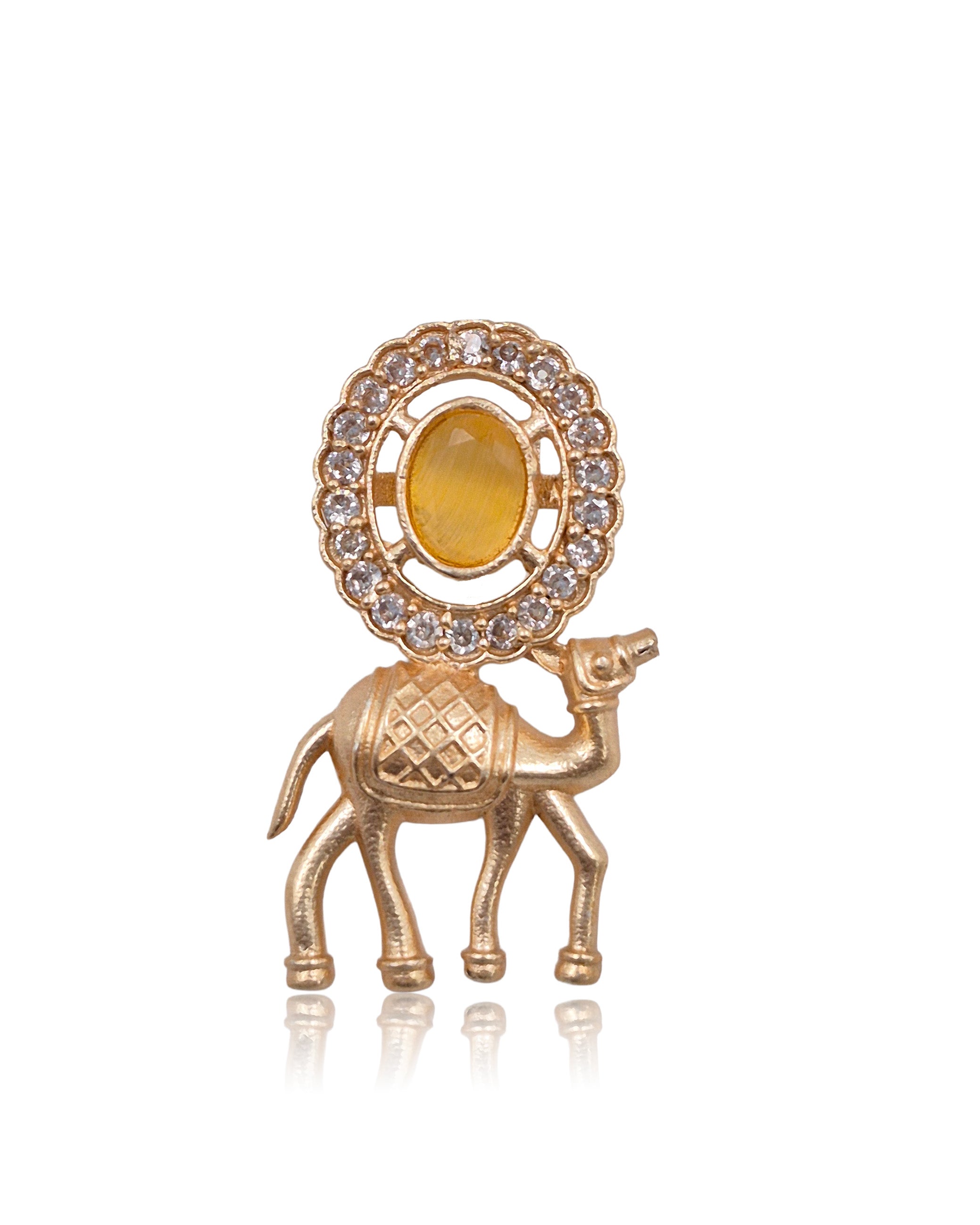 Rosegold Stone Stud Earrings