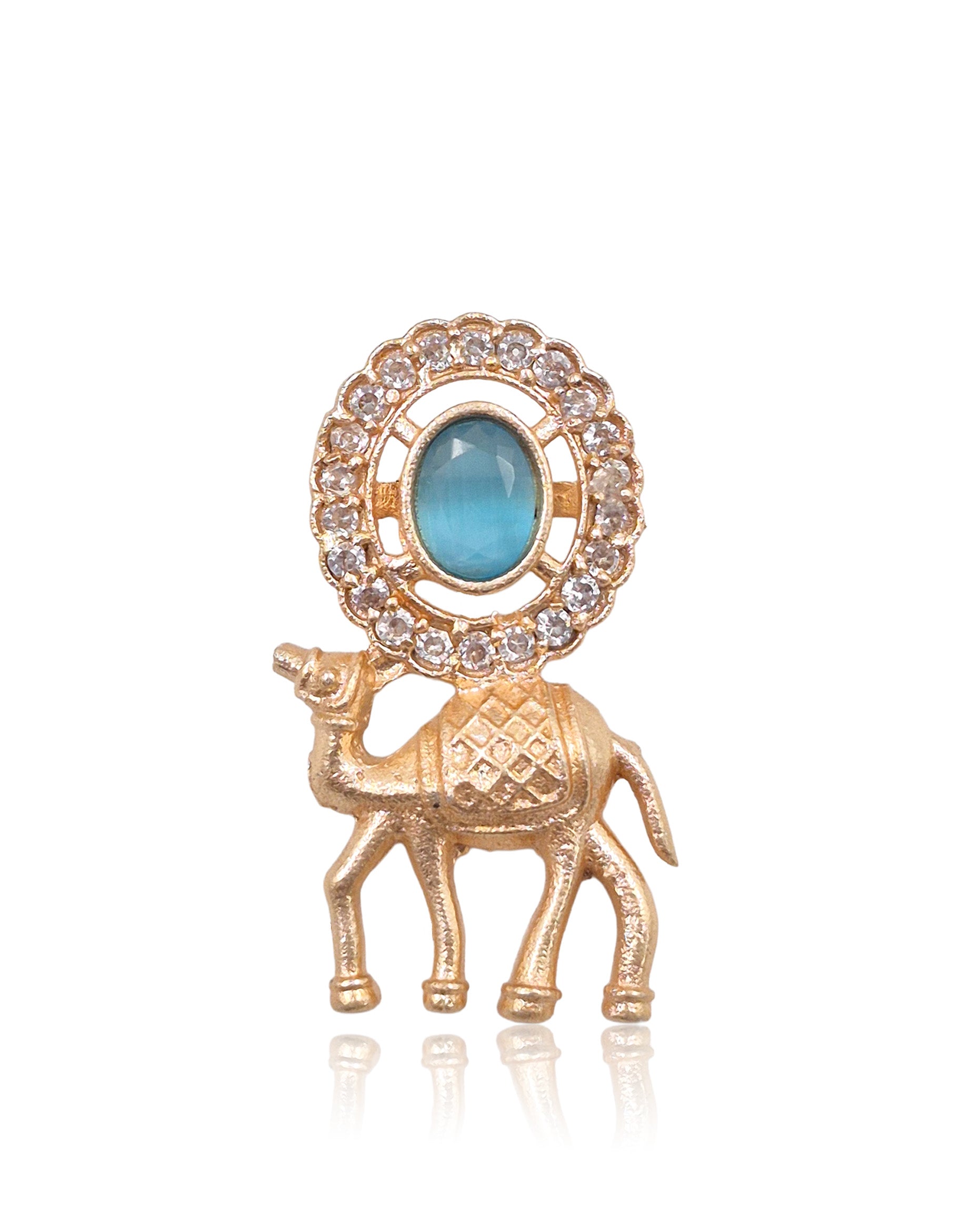 Rosegold Stone Stud Earrings
