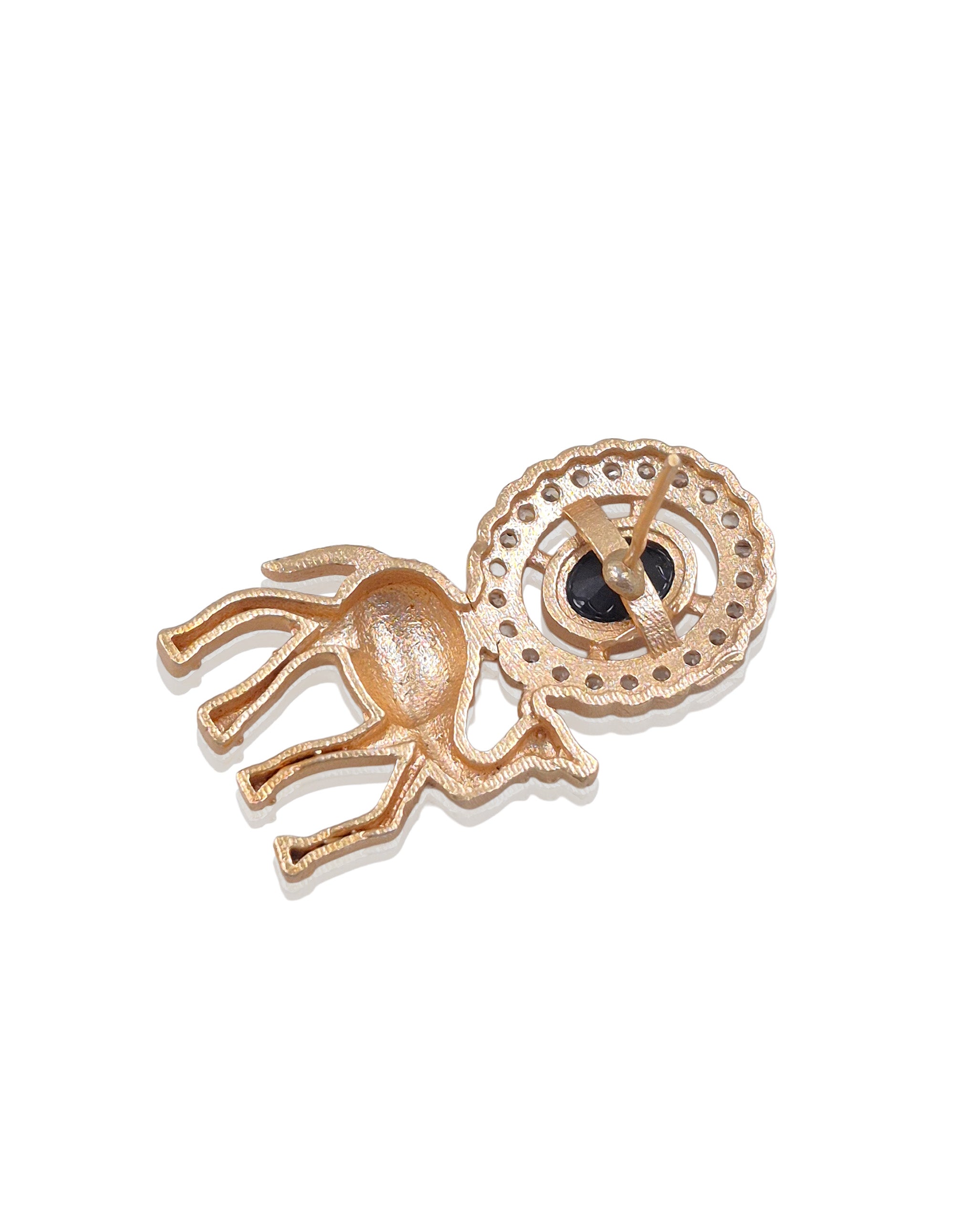 Rosegold Stone Stud Earrings