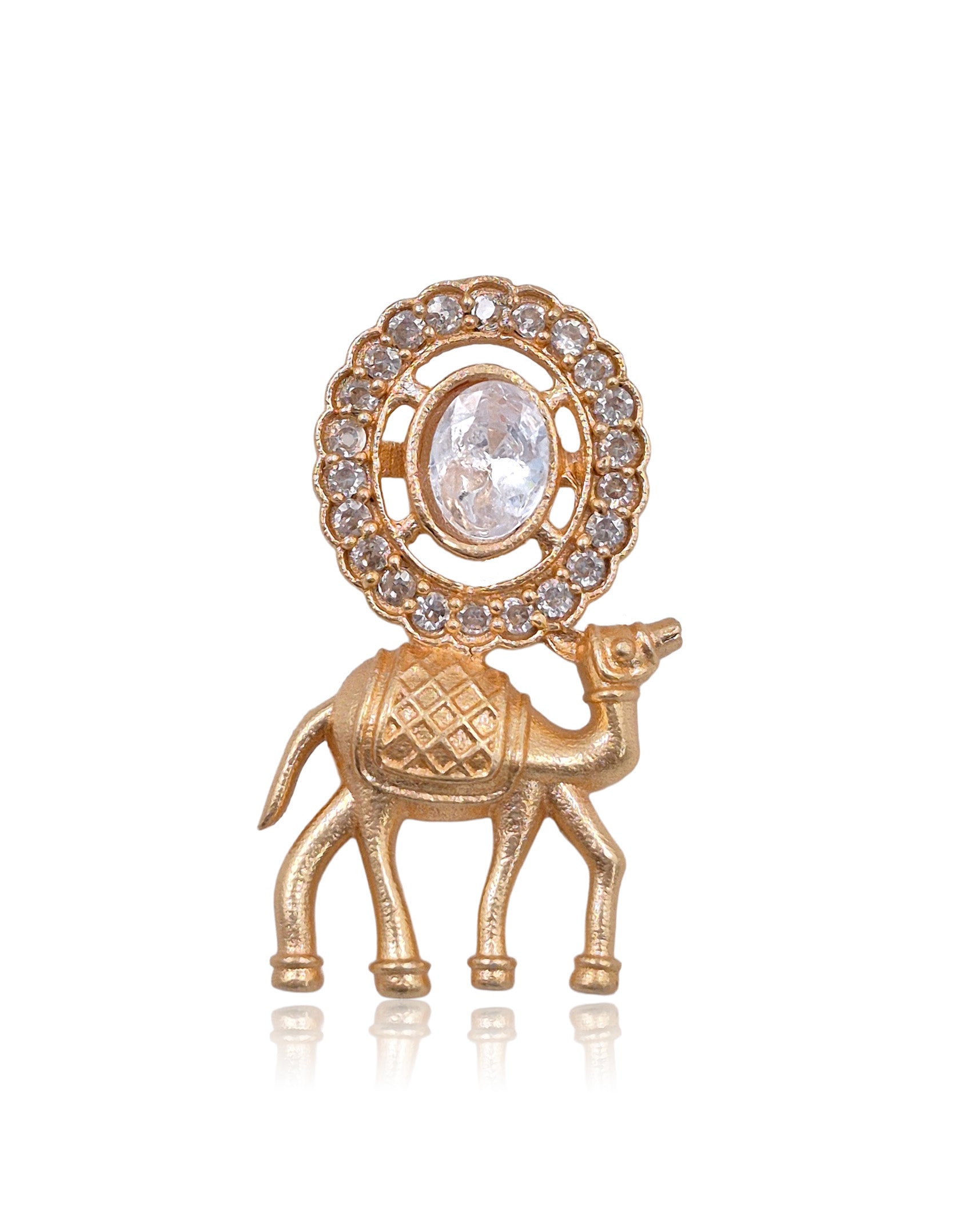 Rosegold Stone Stud Earrings