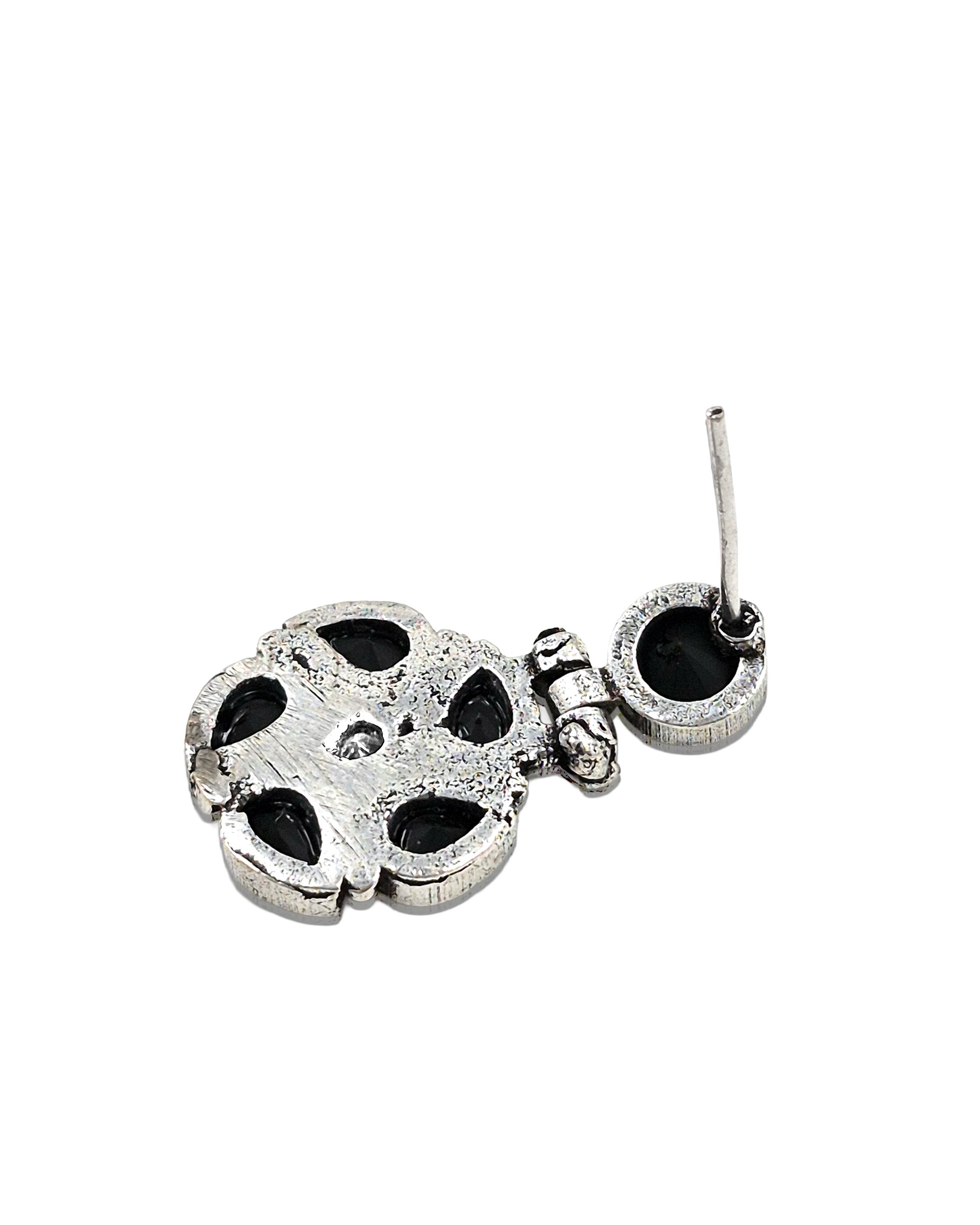 KIRTI OXIDISED STONE DANGLER EARRINGS