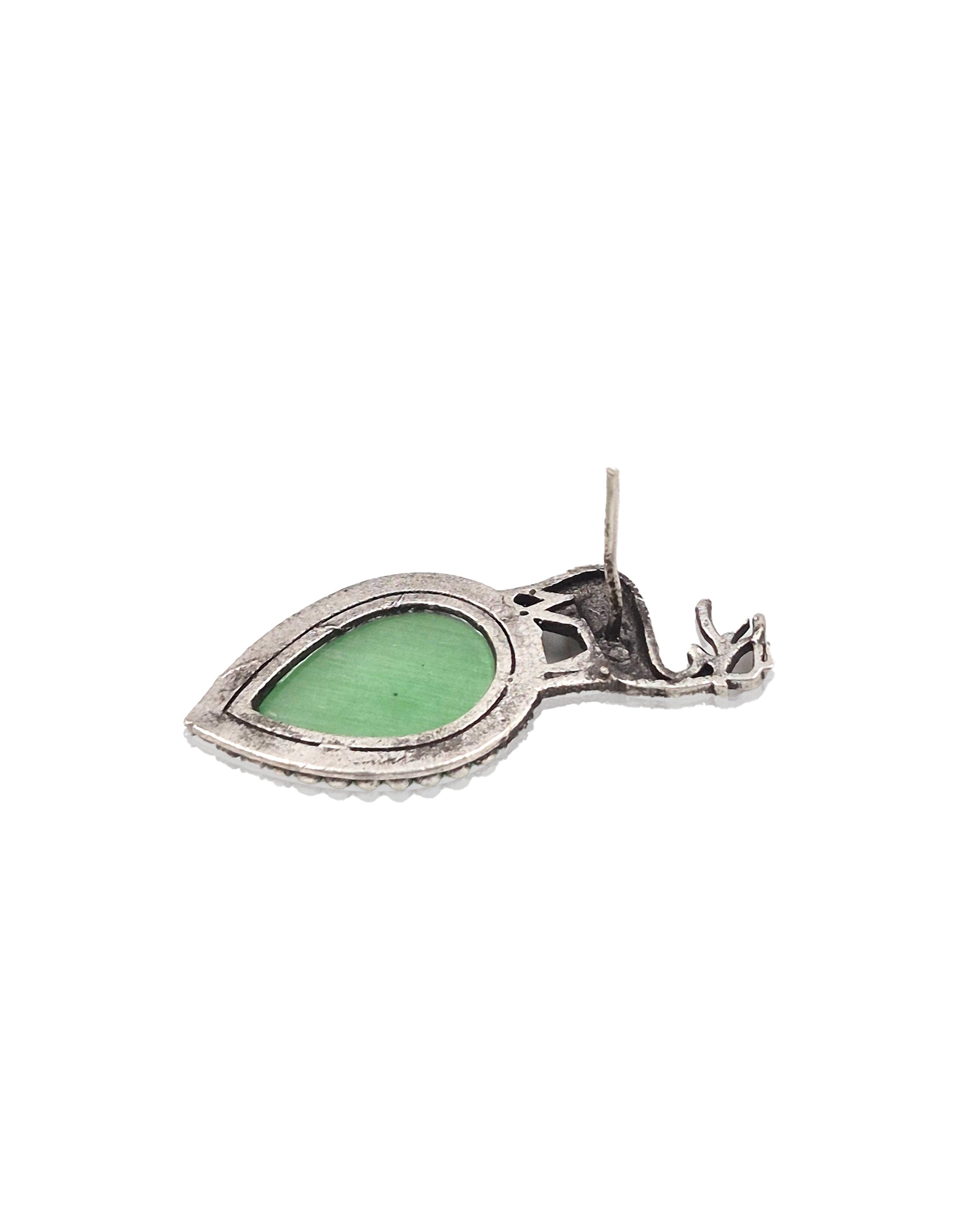 DEER OXIDISED STUD EARRINGS
