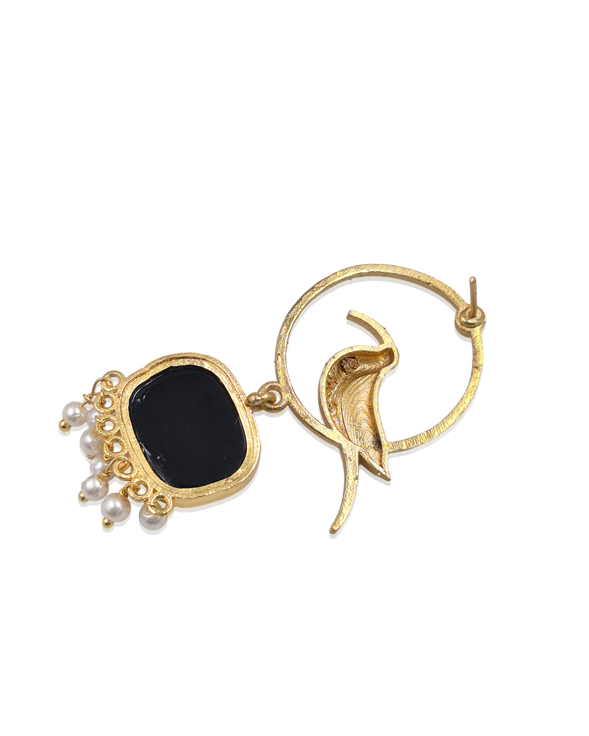 PARROT DANGLER GOLDEN EARRINGS