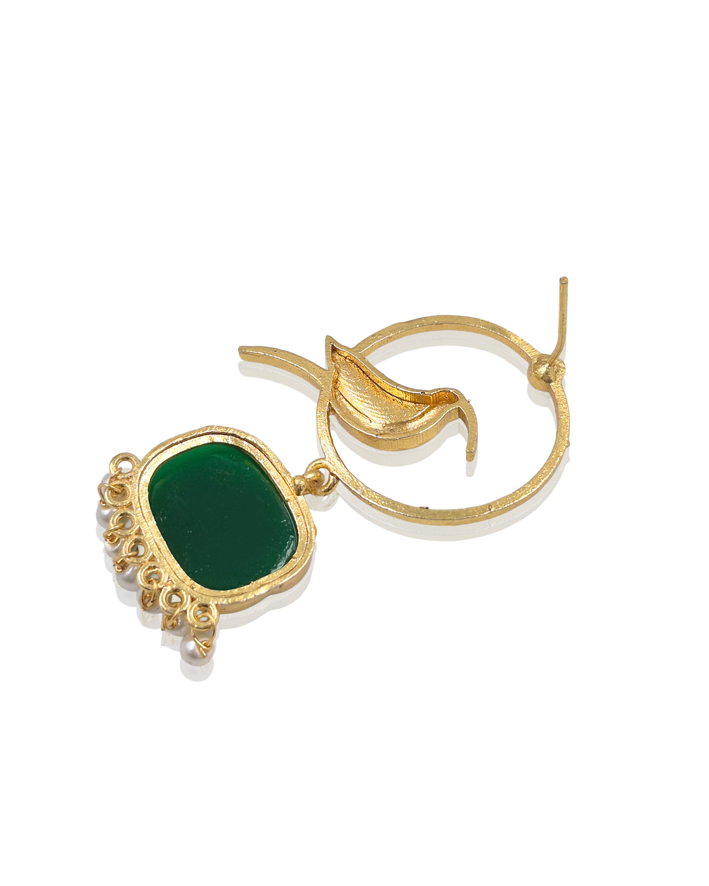 PARROT DANGLER GOLDEN EARRINGS