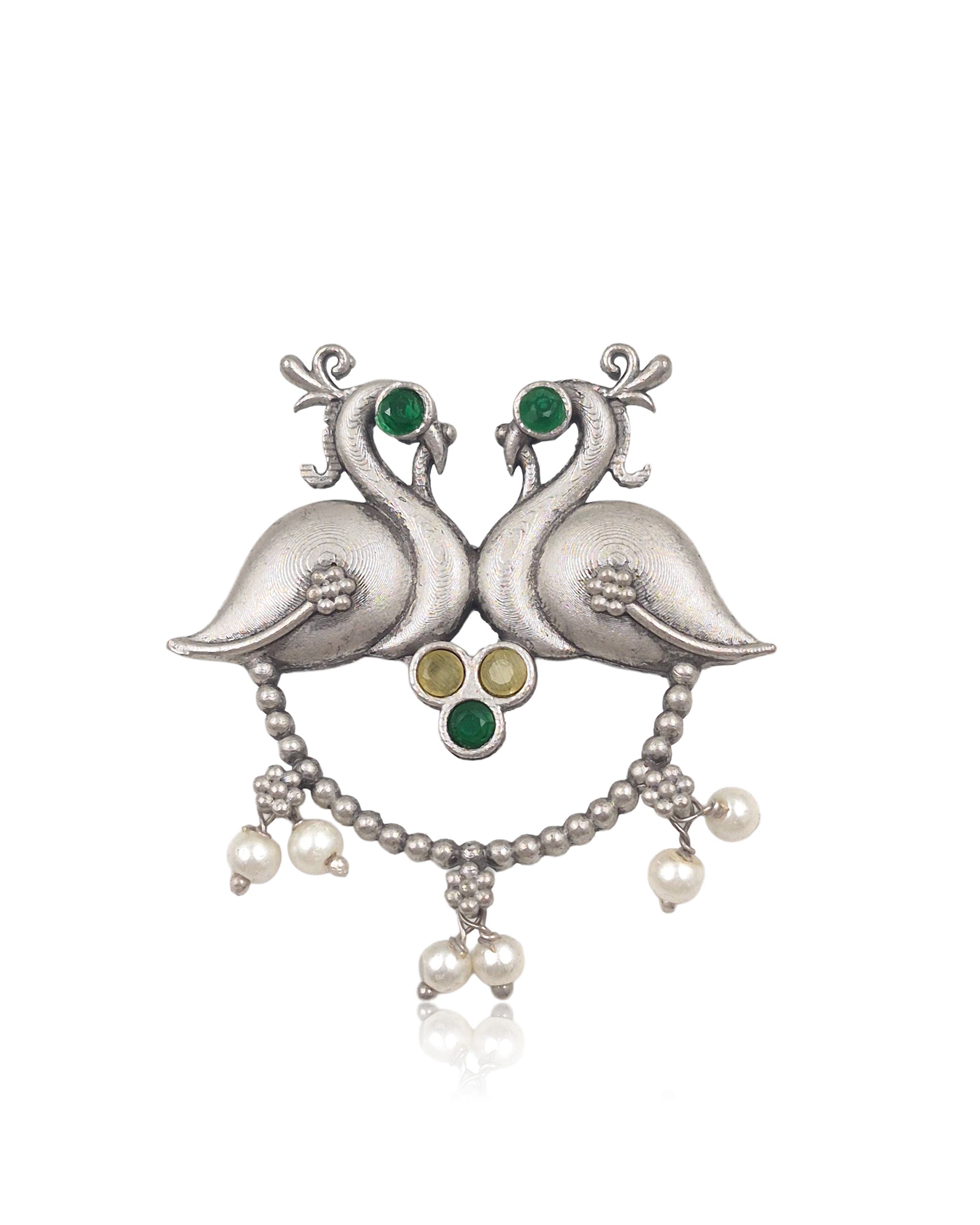 RUHI OXIDISED STUD EARRINGS