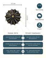 Load image into Gallery viewer, EVA DESIGNER OXIDISED TWO TONE RING