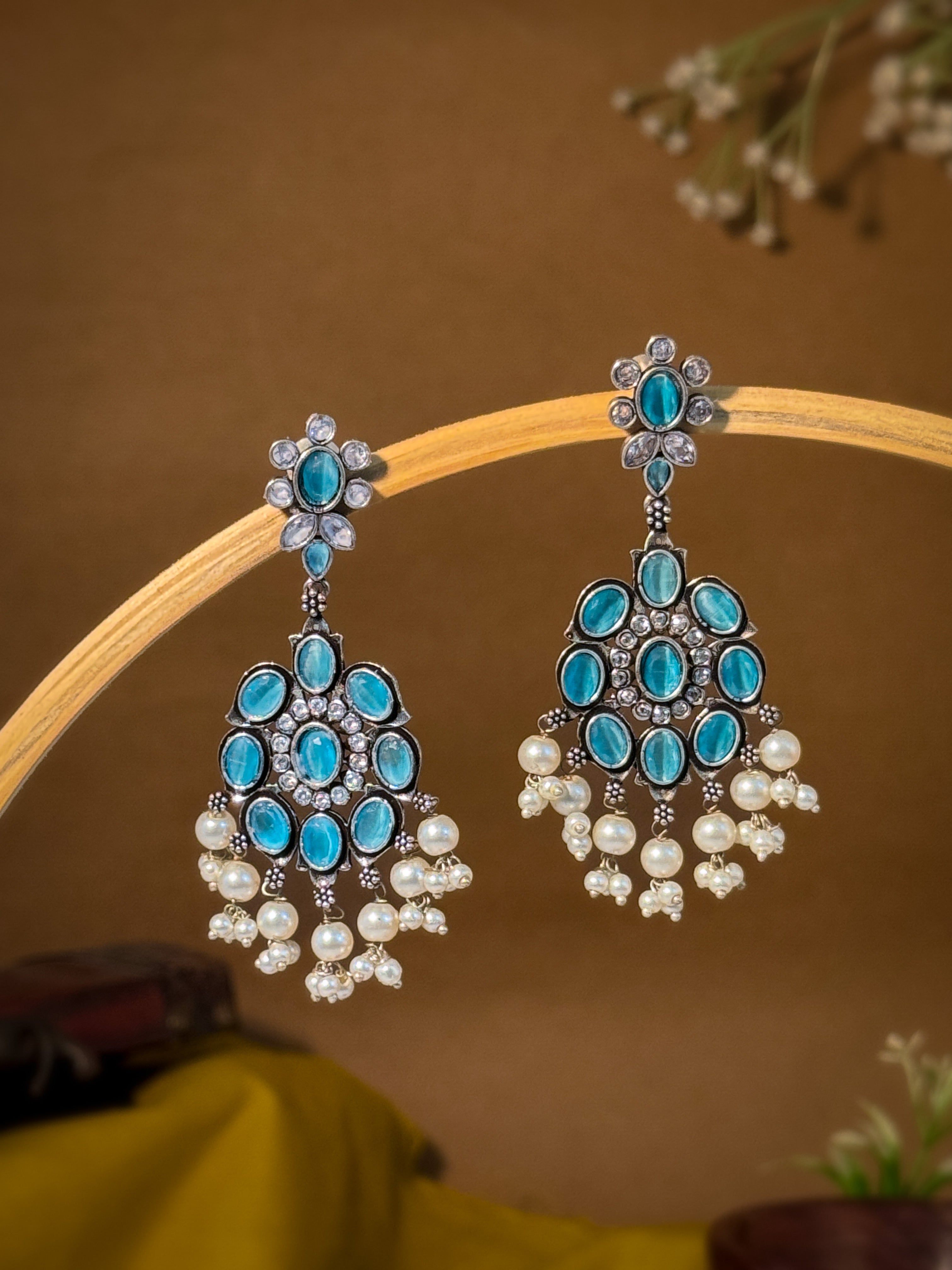 ELIANA STONE DANGLER EARRINGS