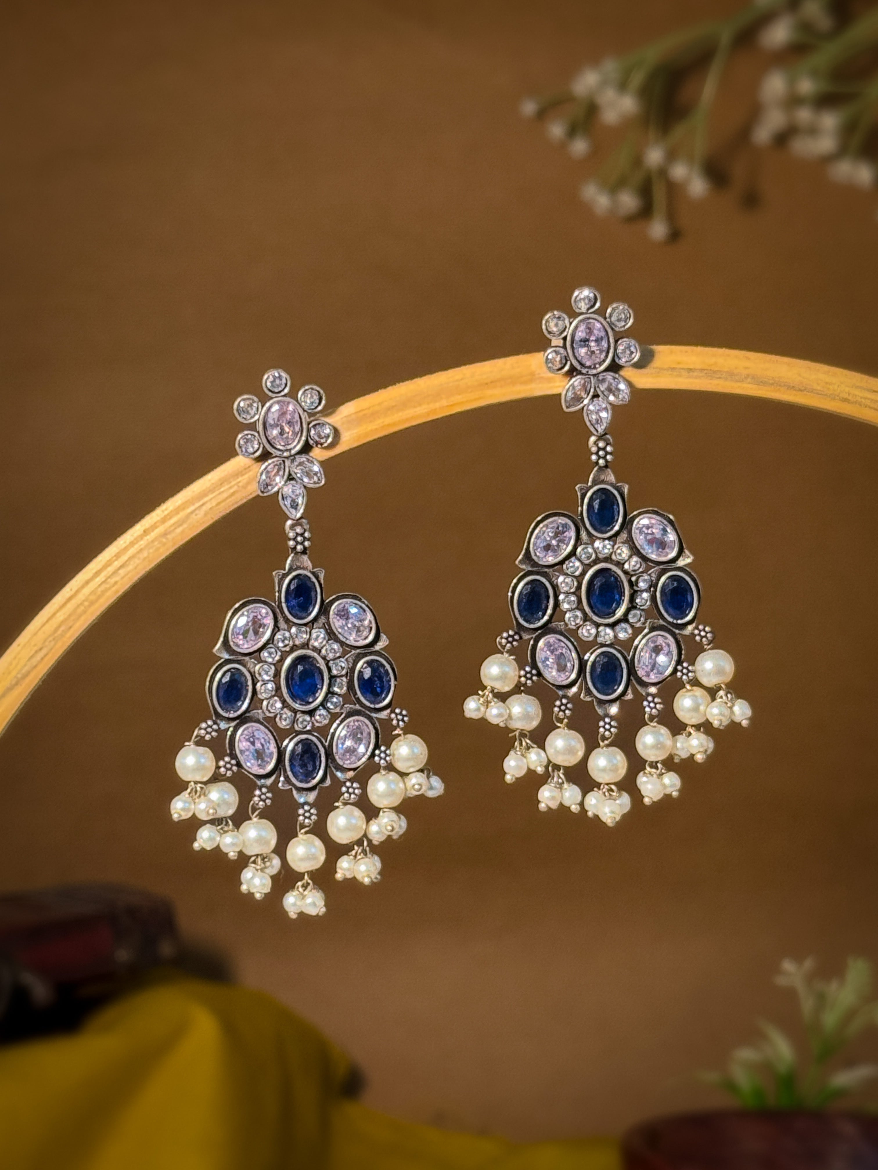 ELIANA STONE DANGLER EARRINGS