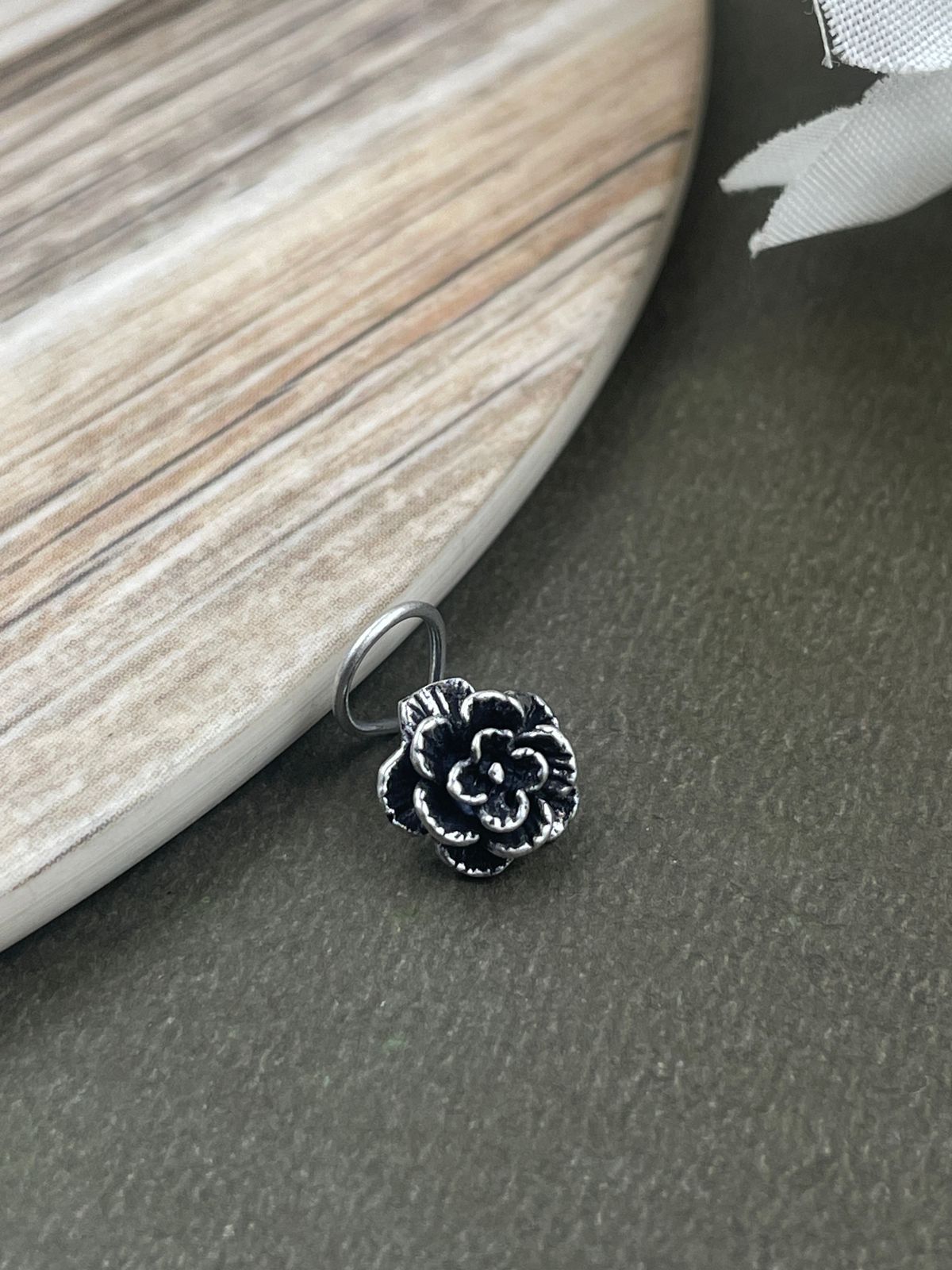 KESHA OXIDISED PIERCING NOSEPIN COMBO OF 5