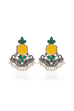 Load image into Gallery viewer, Vaani Dangler Stone Earrings