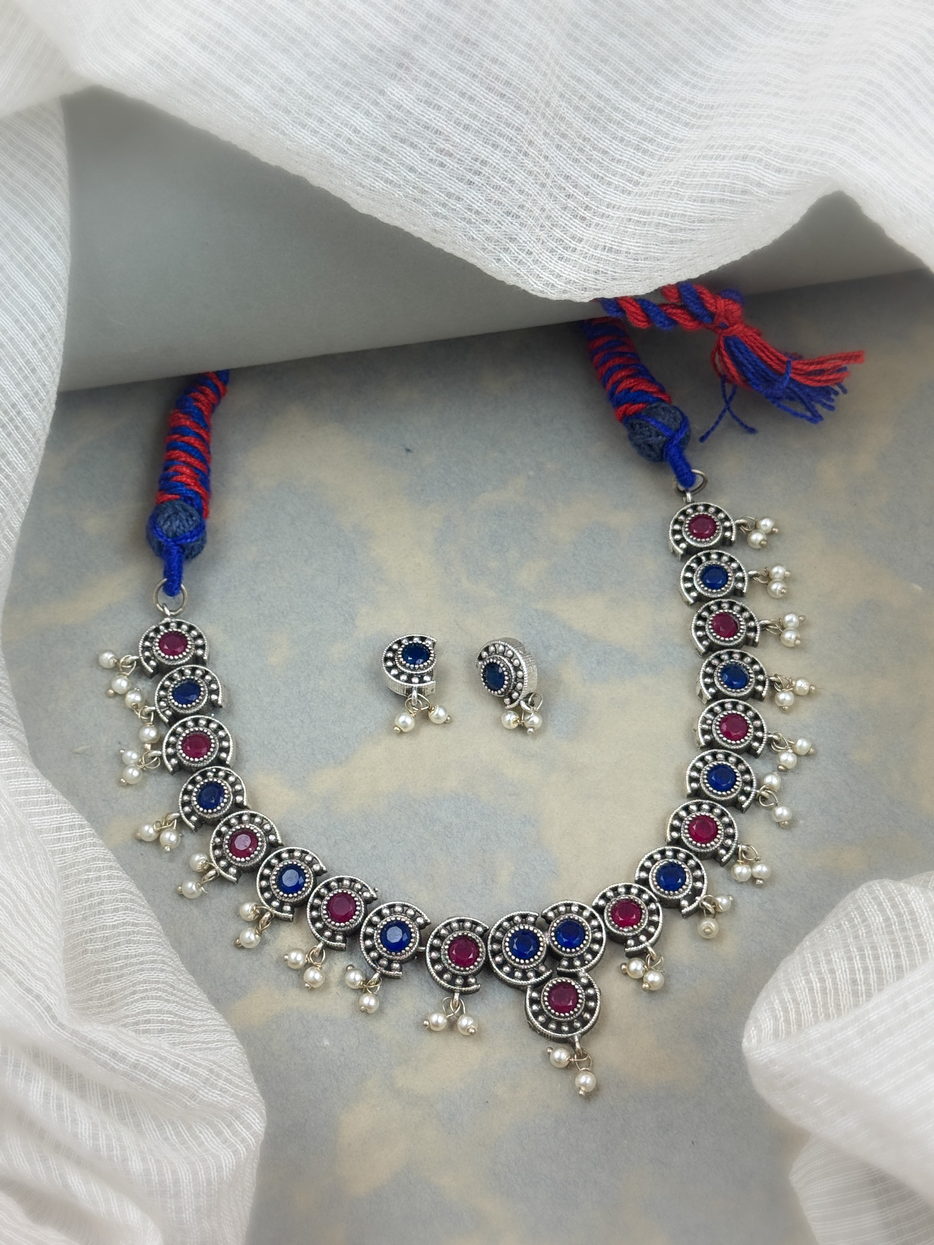 REHA STONE NECKLACE SET