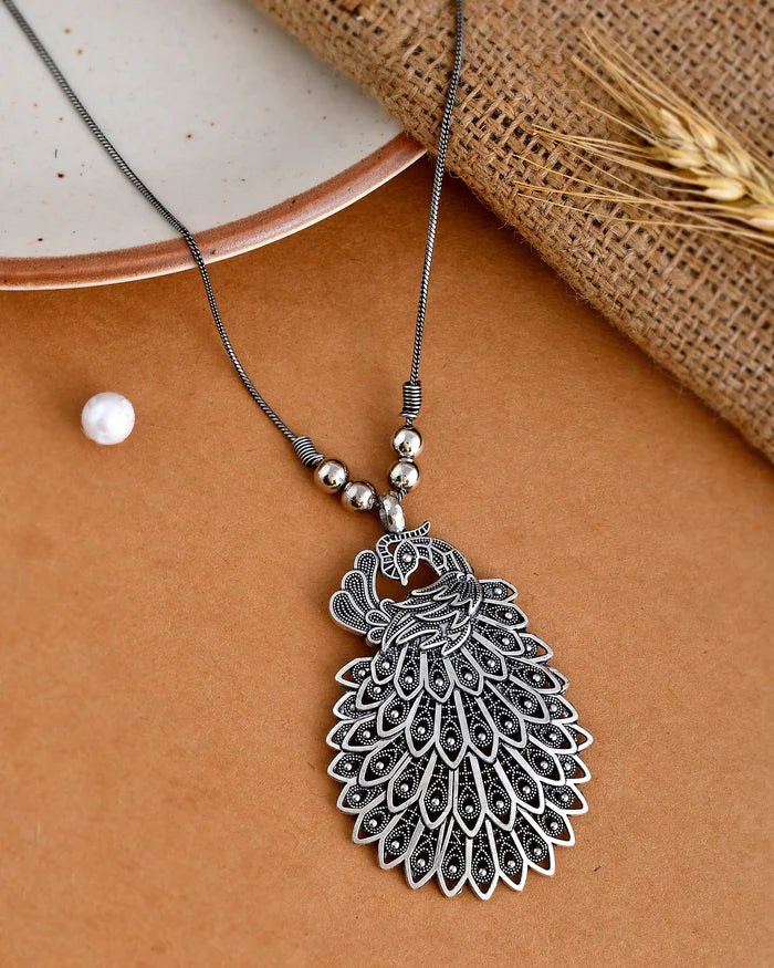 2 NECKLACE OXIDISED JEWELLERY SET COMBO