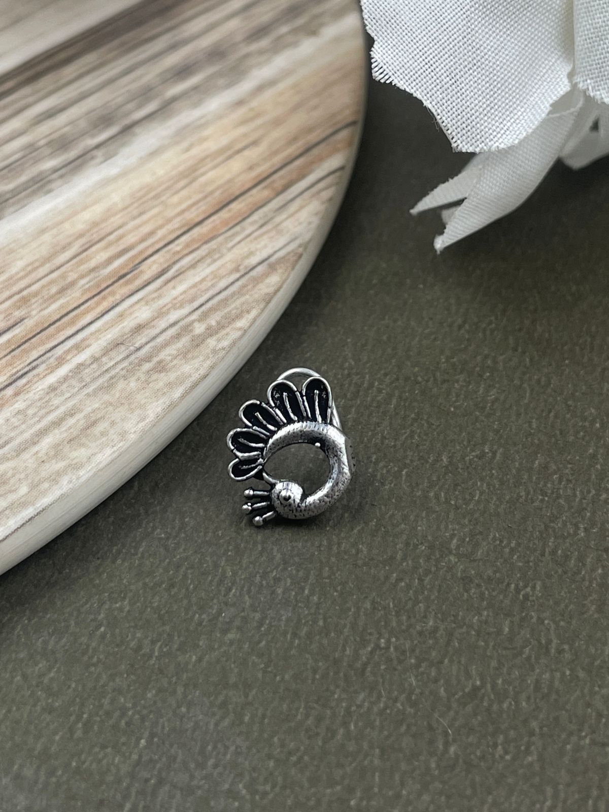 KRISHA OXIDISED PIERCING NOSEPIN COMBO OF 6