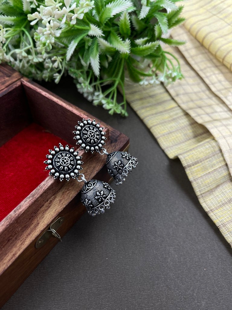 OXIDISED SILVER JEWELLERY SET COMBO