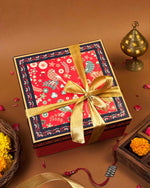 Load image into Gallery viewer, Oxidised engraved clutch bag from premium Rakshabandhan hamper - Naman Arts