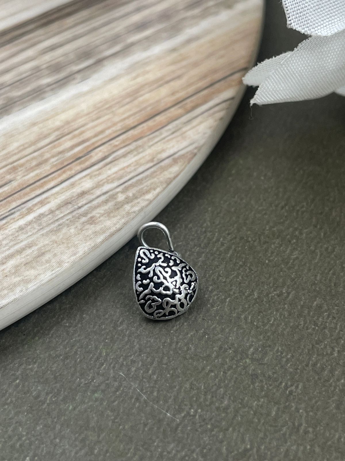 ISHA OXIDISED PIERCING NOSEPIN COMBO OF 6