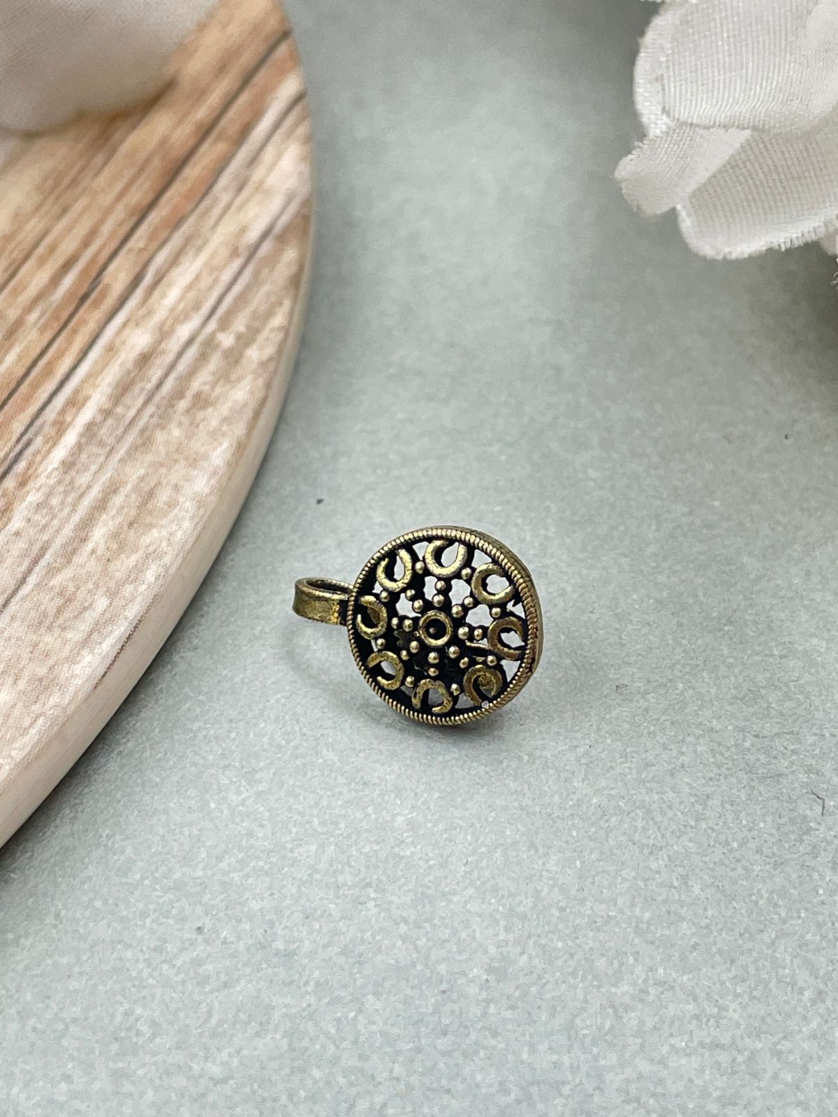 KUHU OXIDISED CLIP ON NOSEPIN COMBO OF 5