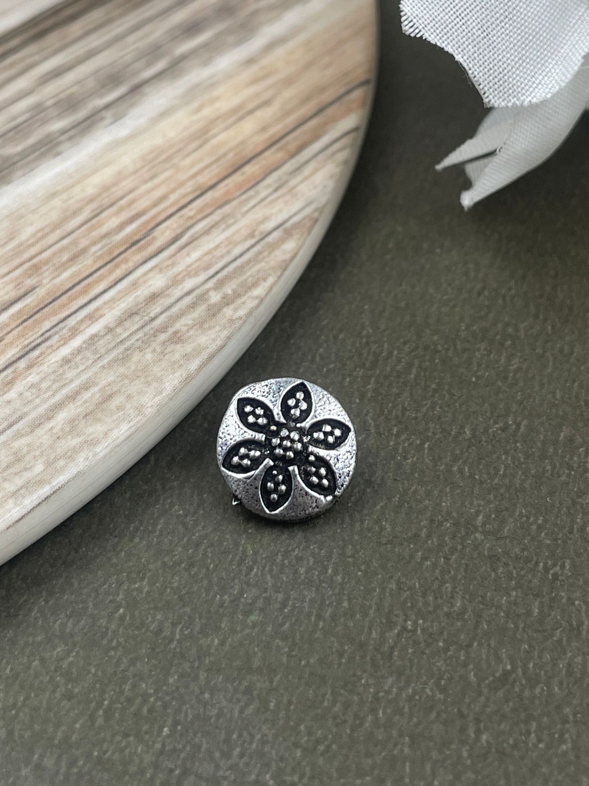 Esha Oxidised Piercing Nosepin Combo Of 5