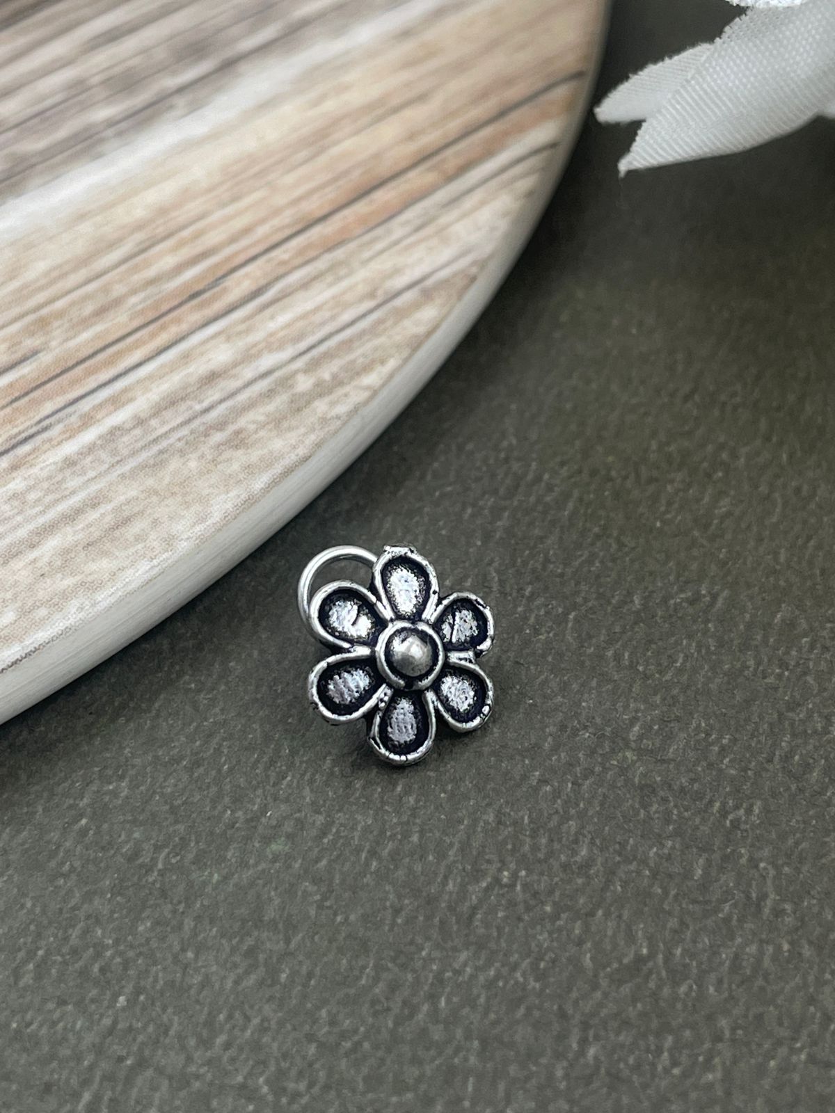 JASMIN OXIDISED PIERCING NOSEPIN COMBO OF 4