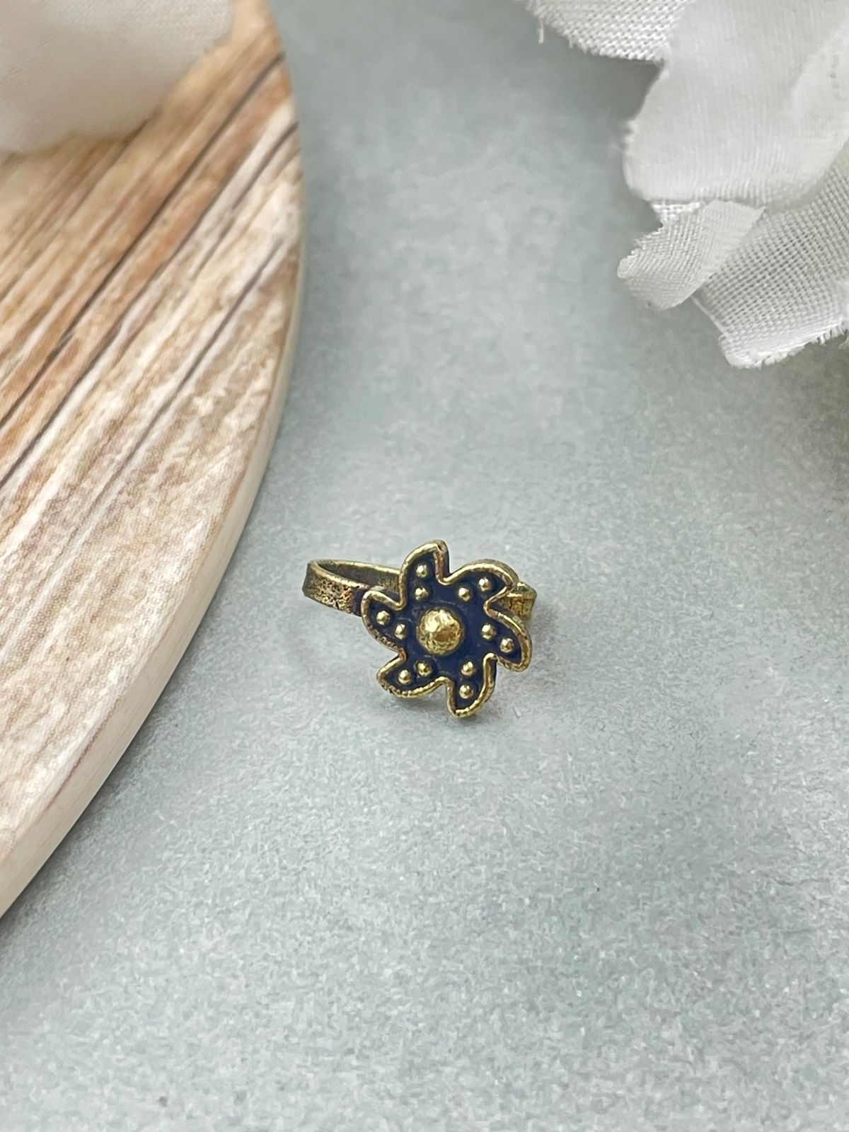 Vishvaa Oxidised Clip On Nosepin Combo Of 5