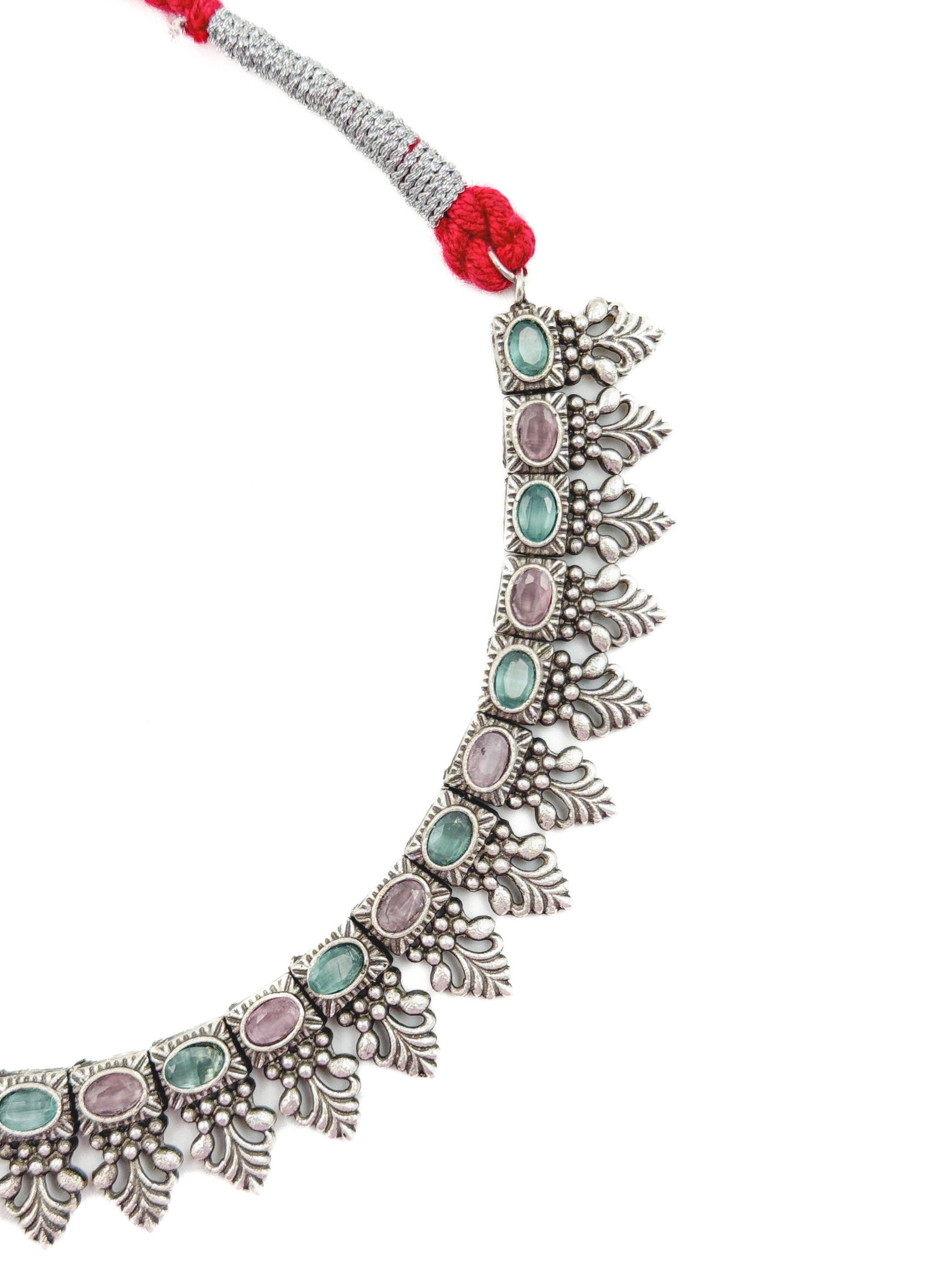 Raya Stone Necklace Set