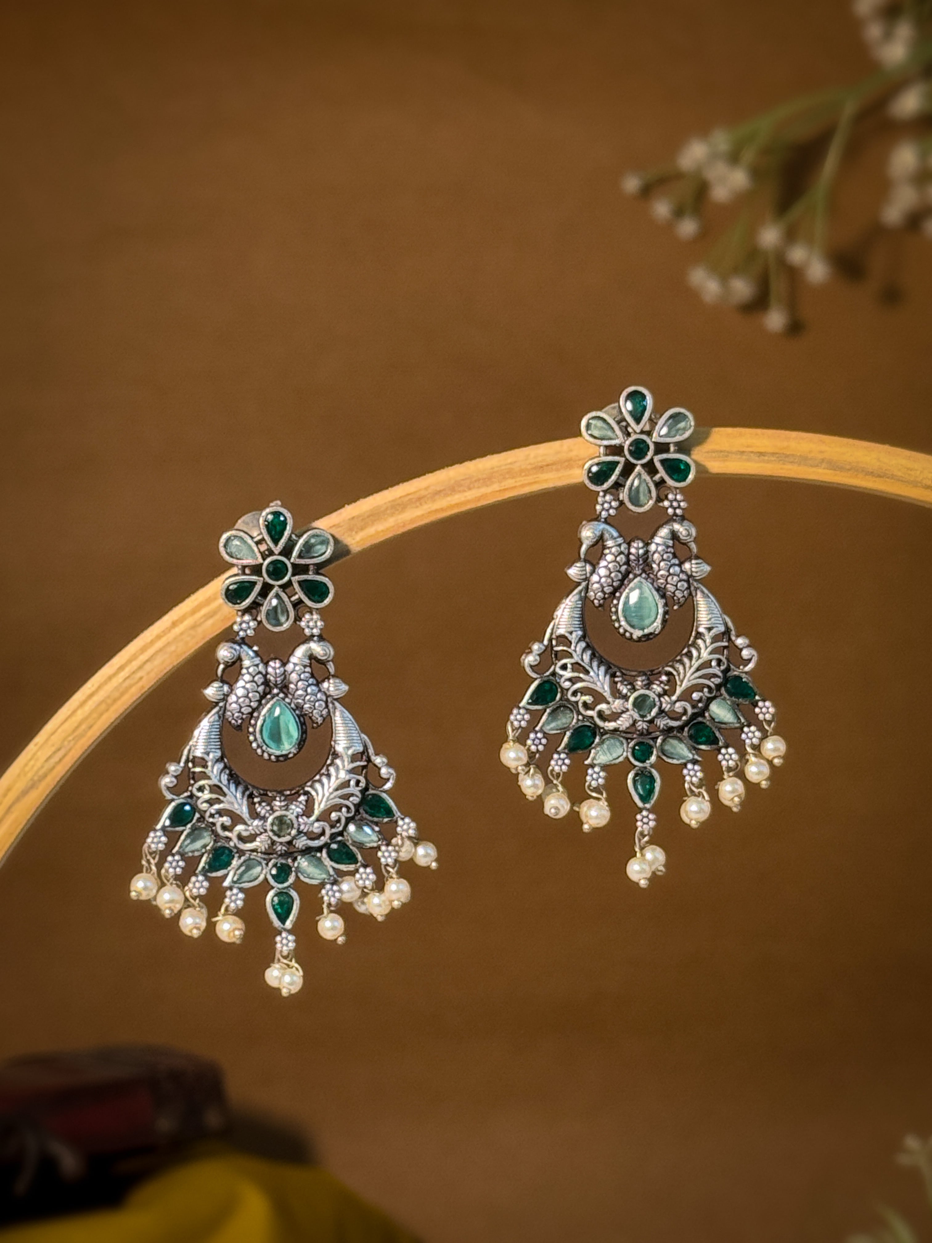 Avani Stone Dangler Earrings