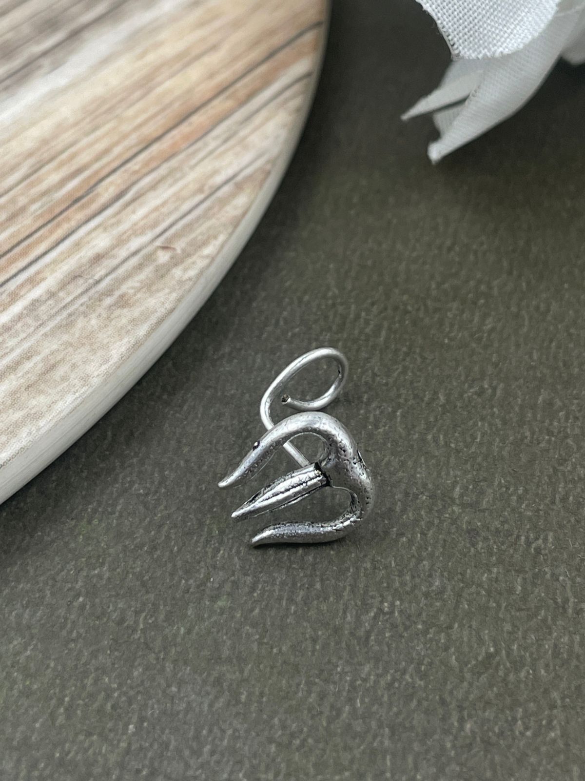 VISHVA OXIDISED PIERCING NOSEPIN COMBO OF 5