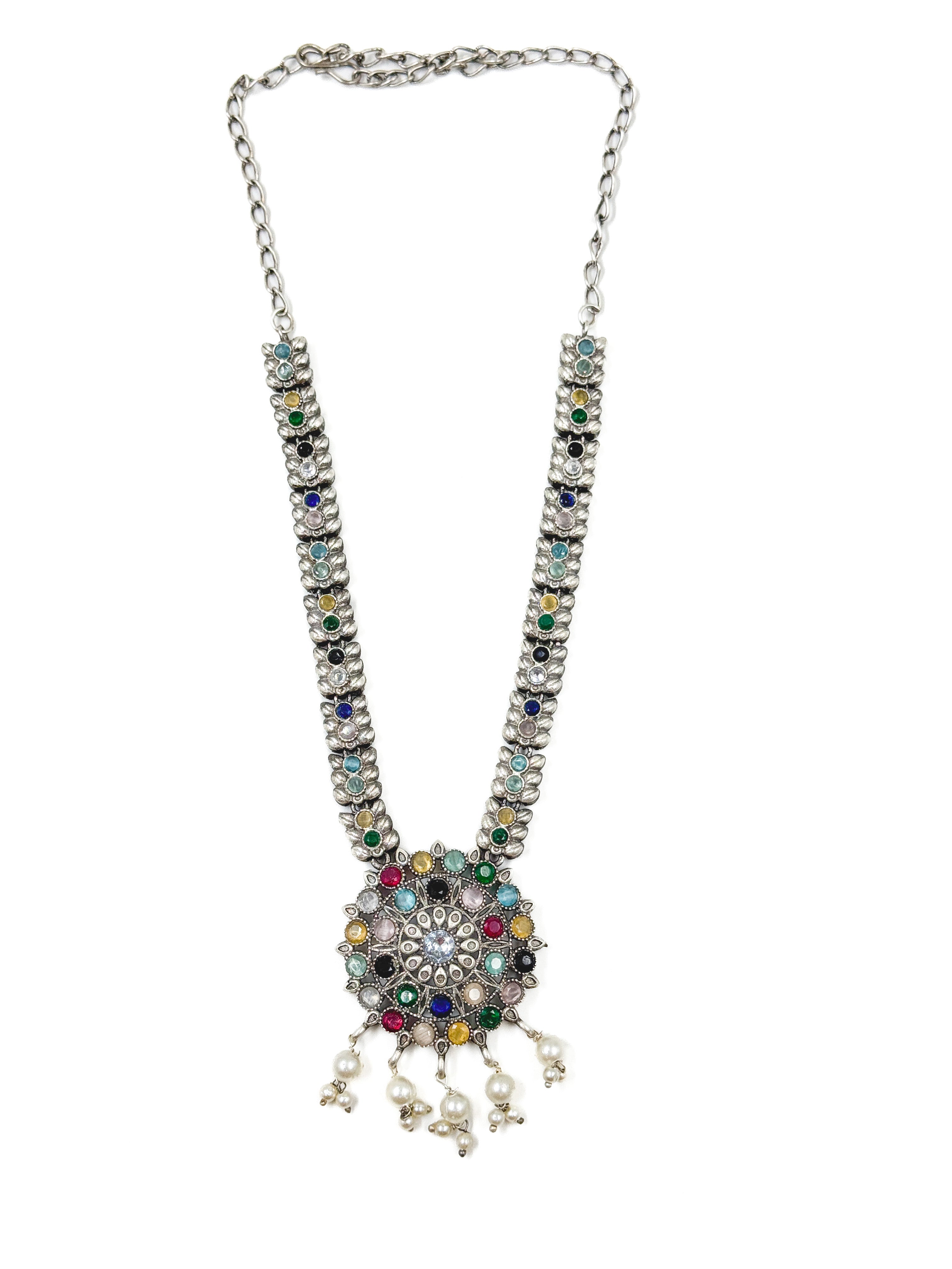 Florance Stone Necklace Set